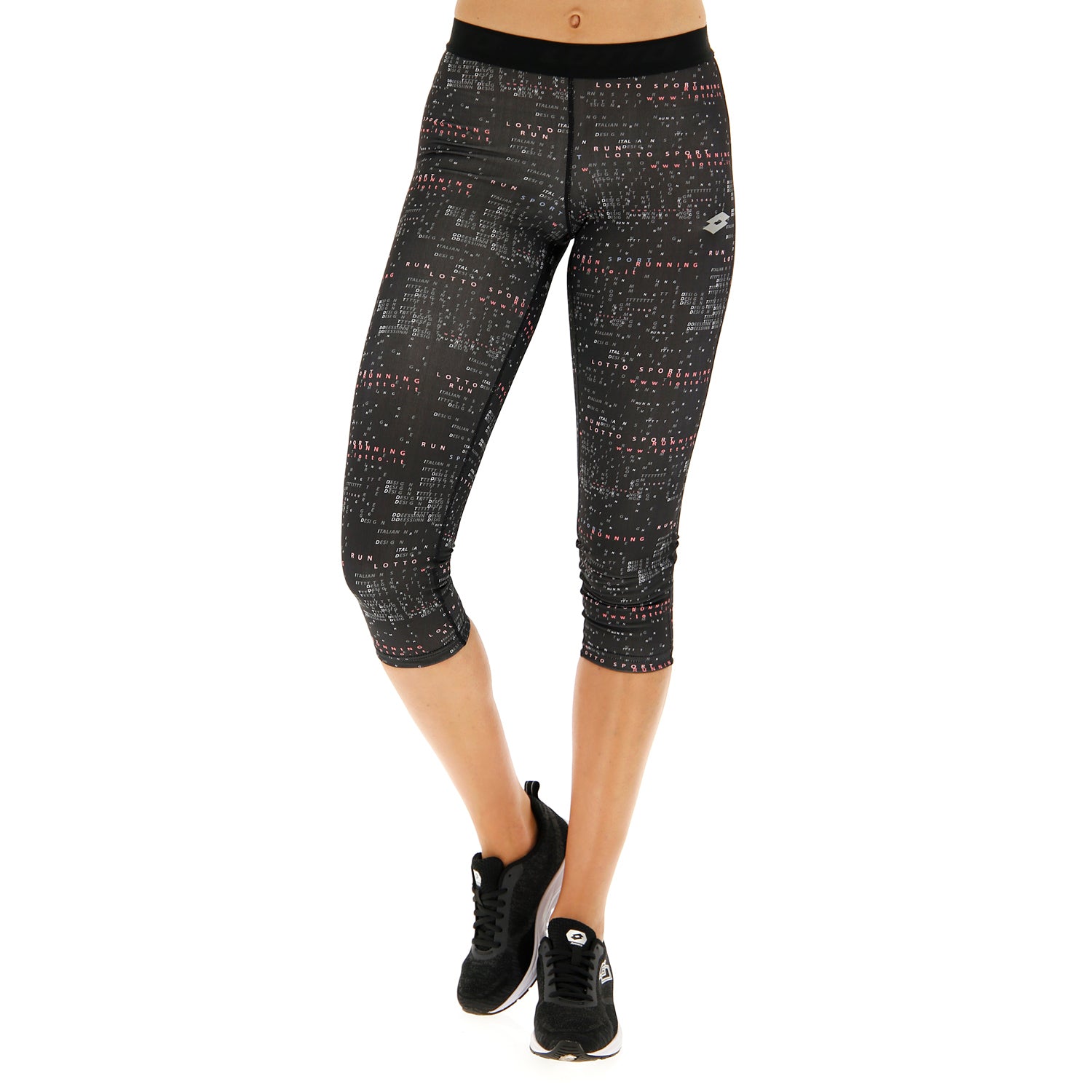 DONNA LEGGING MEDIO RUNNING NERO 222497 1CL 01