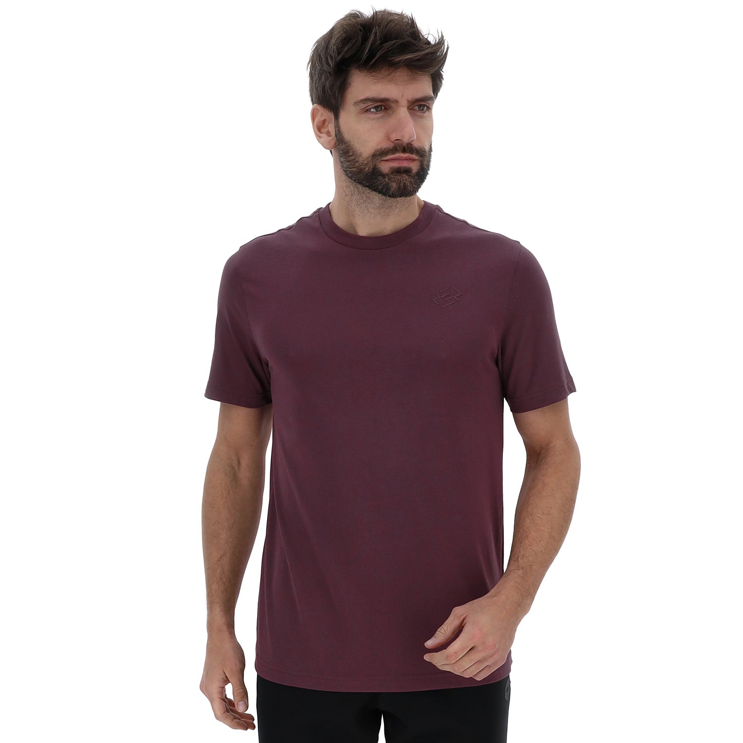 UOMO MAGLIETTA SMART ROSSO SCURO 222523 6OB 01