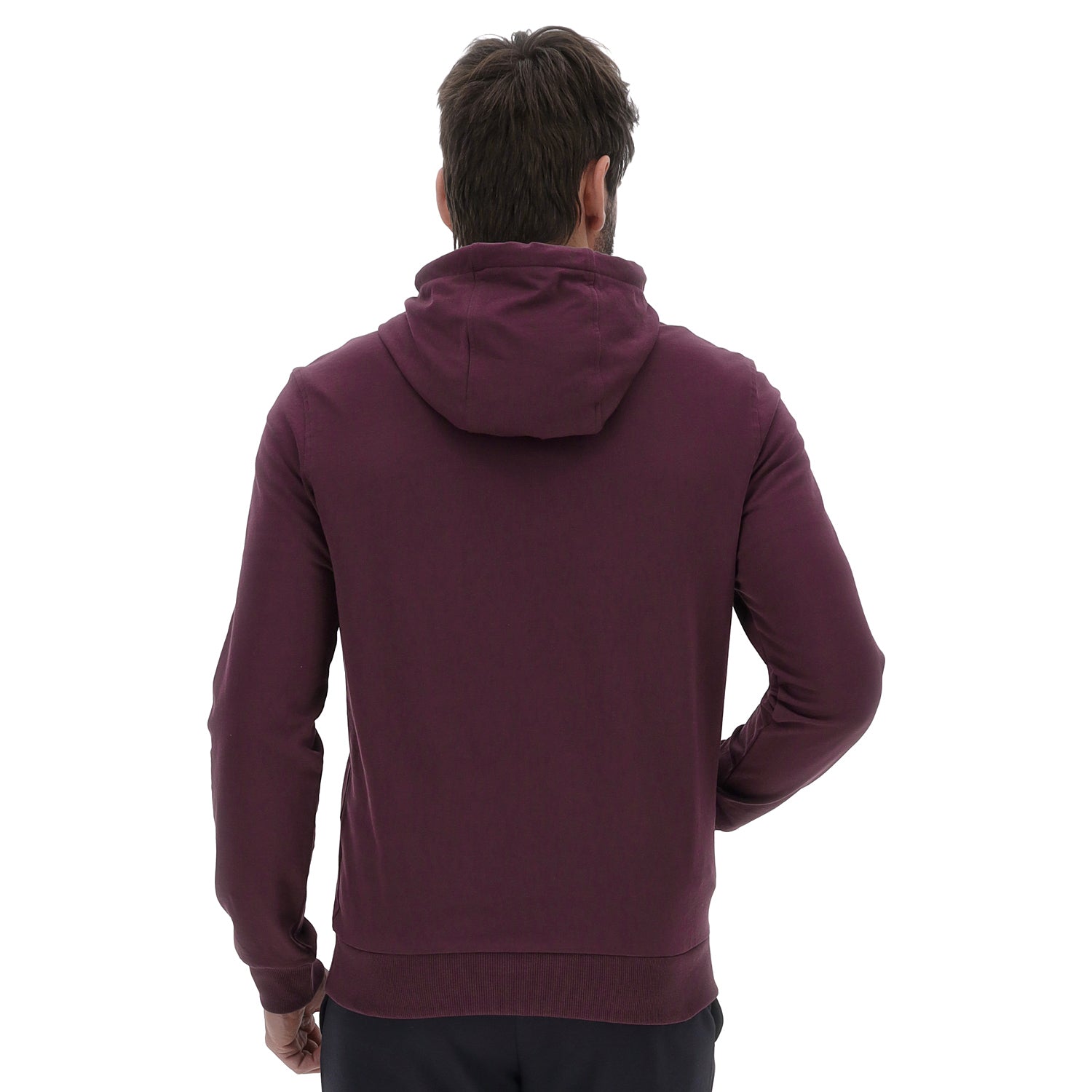 UOMO FELPA SMART ROSSO SCURO 222524 6OB 02