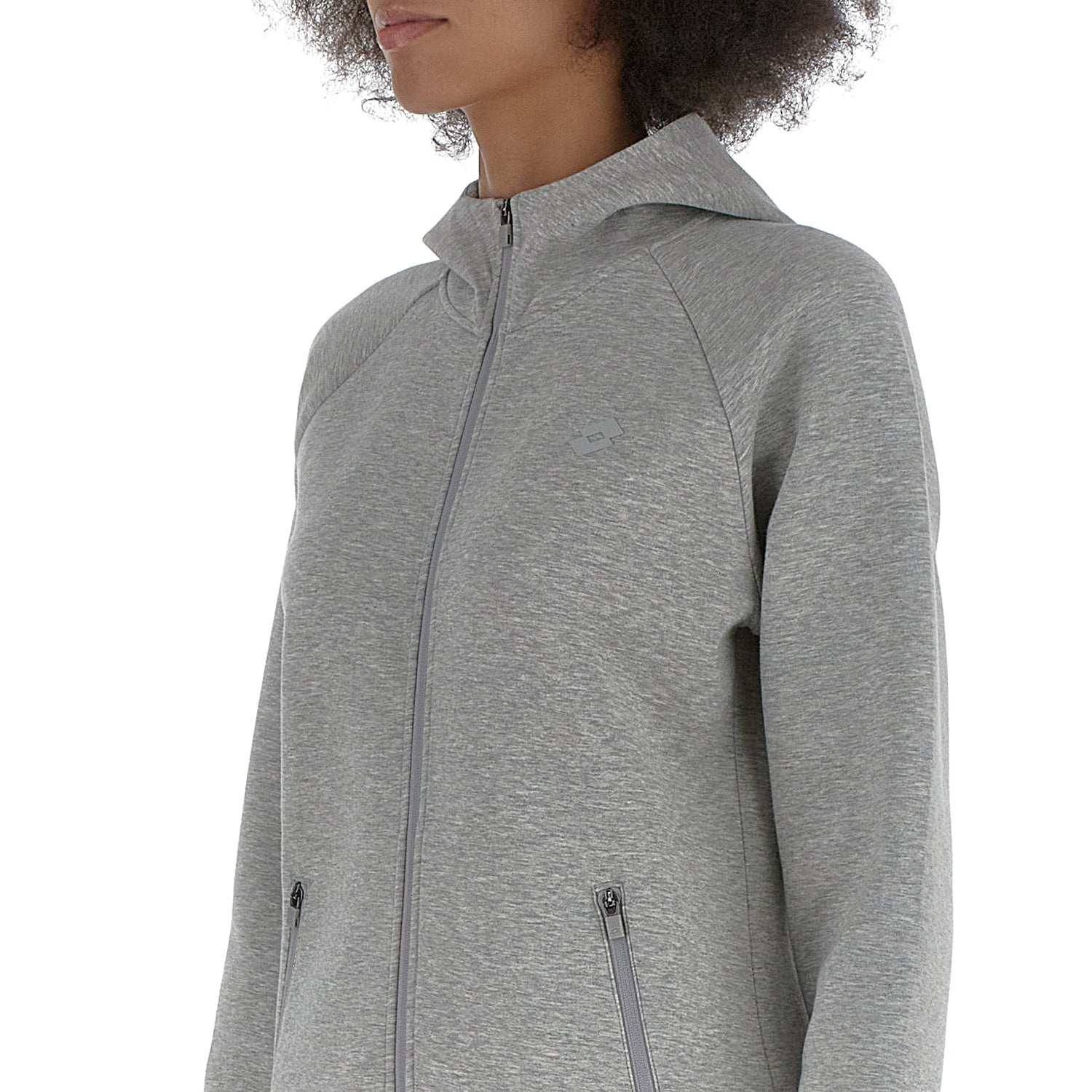 DONNA FELPA TRAINING GRIGIO CHIARO 222567 1CW 03
