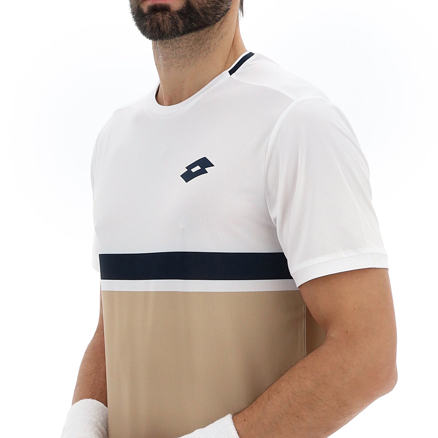 UOMO MAGLIETTA TENNIS TECH D1 BEIGE 222845 9SP 03