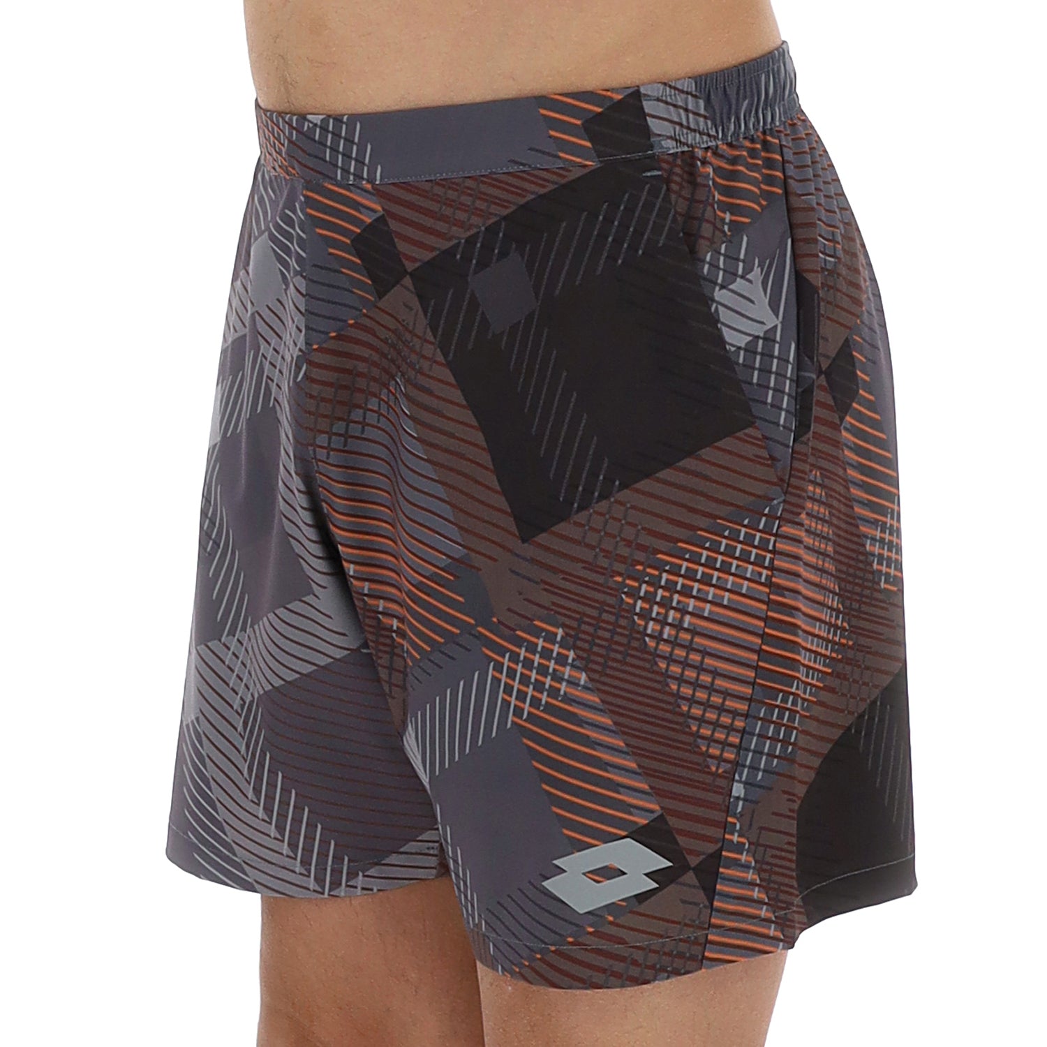 UOMO PANTALONI CORTI TENNIS TECH D4 GRIGIO 222846 CX0 03