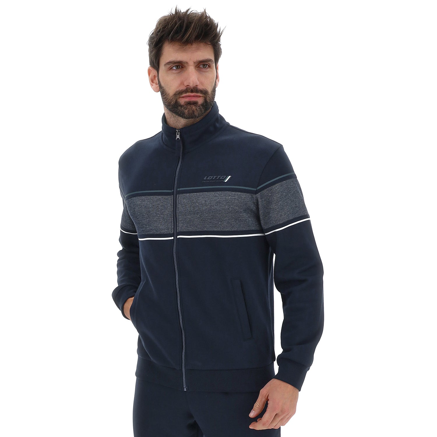 UOMO TUTA GINNASTICA GALAXY BLU SCURO 222876 1CI 02