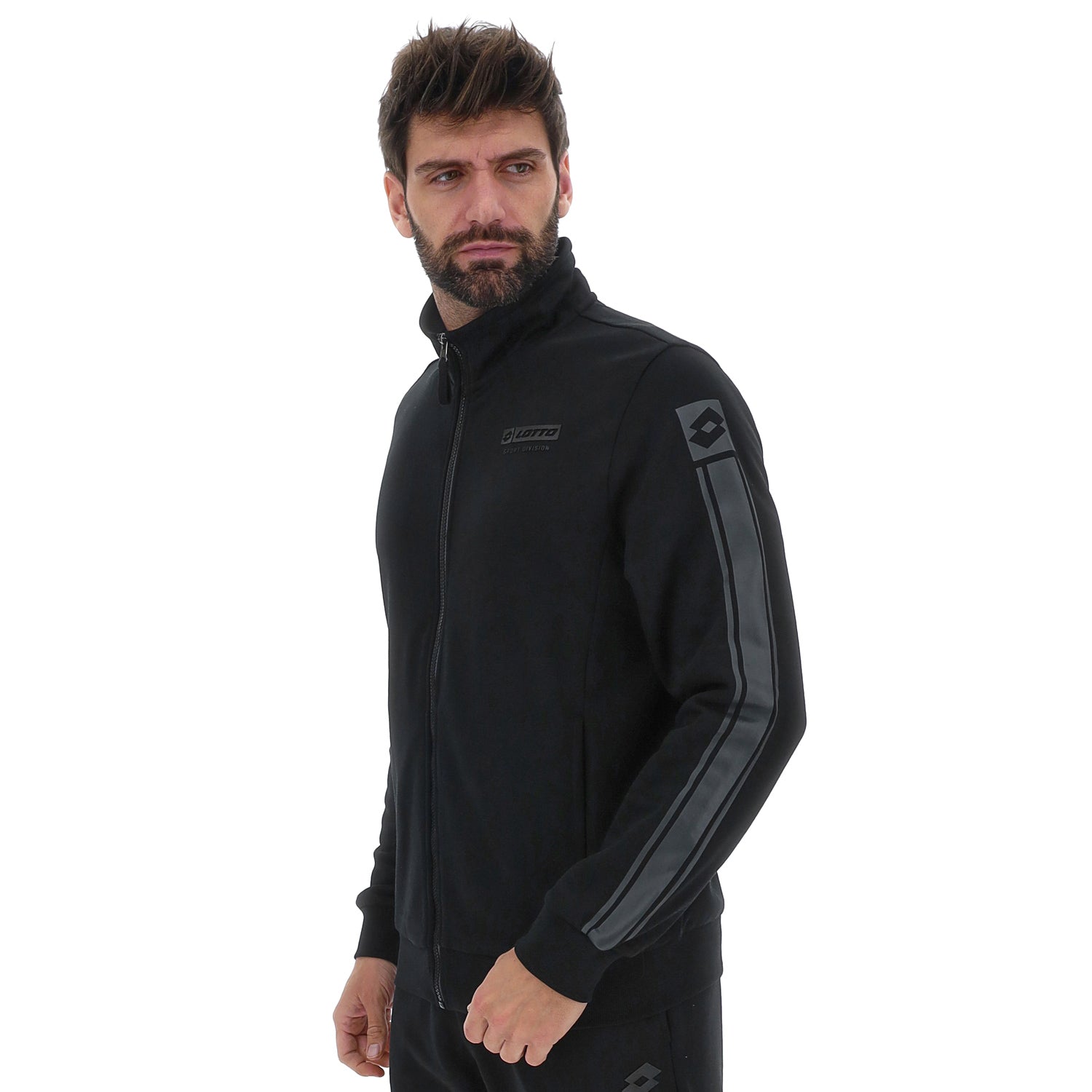 UOMO TUTA GINNASTICA PRIMATO NERO 222878 1CL 02