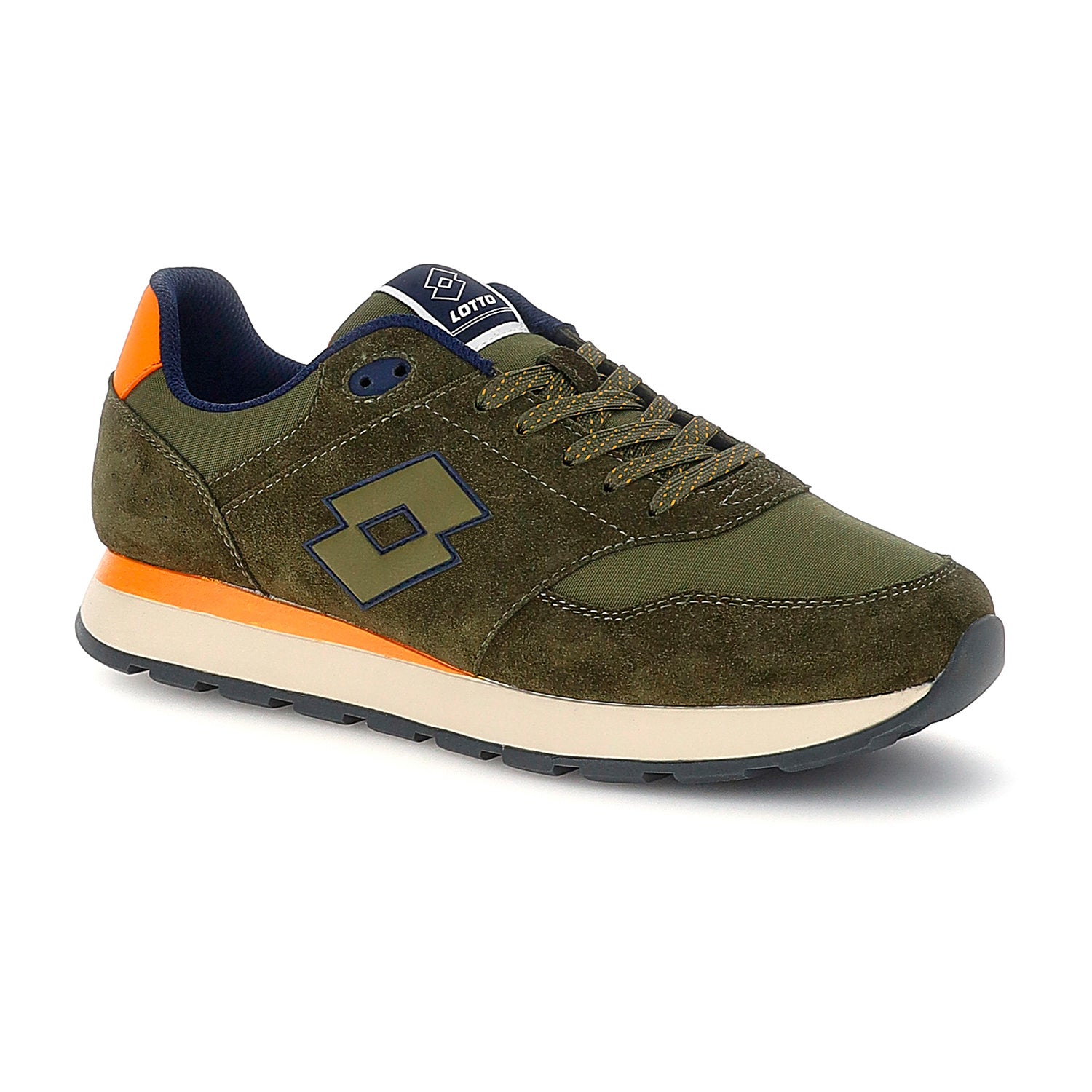 UOMO SCARPE TRAINER VERDE SCURO 222902 948 02