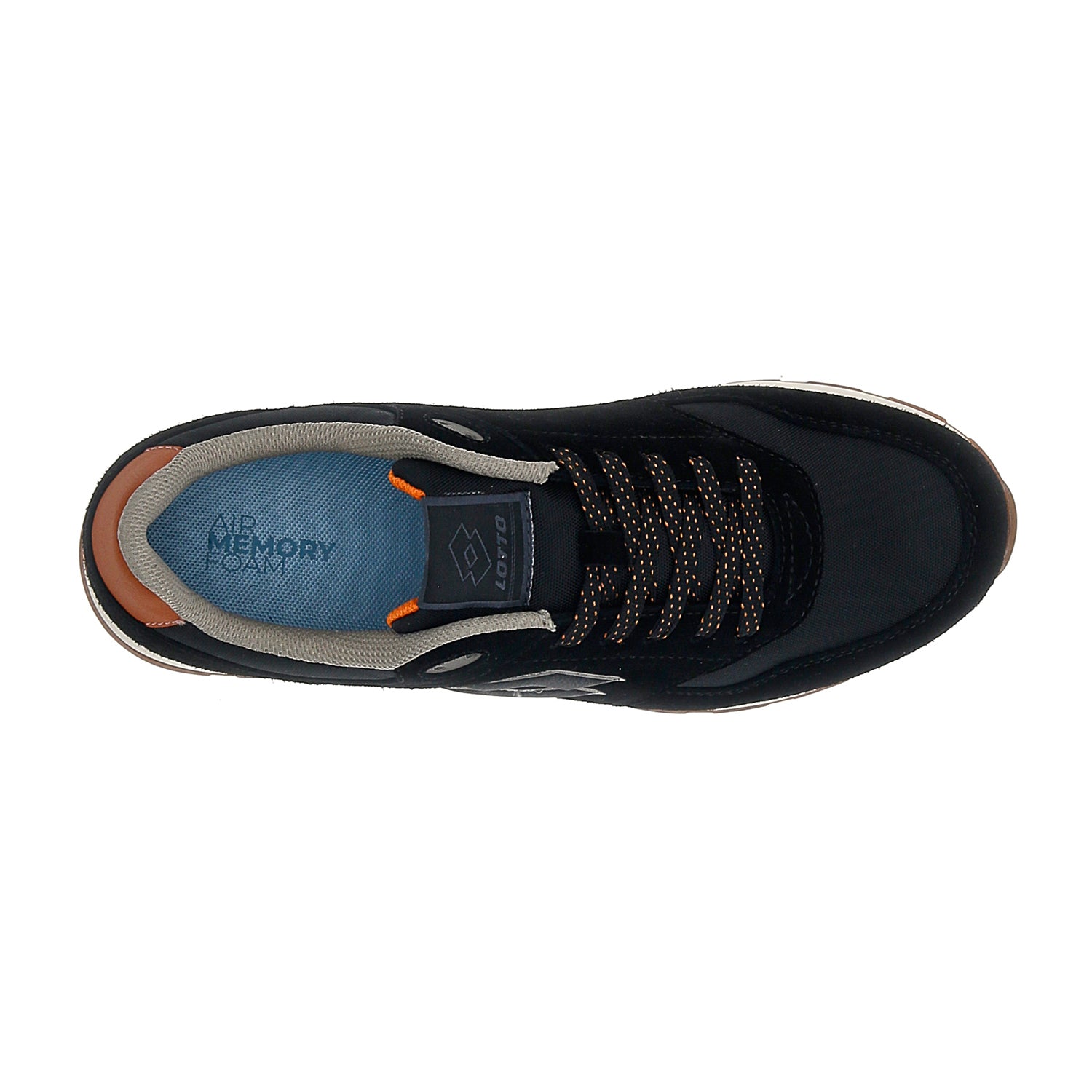 UOMO SCARPE TRAINER NERO 222902 DNV 06