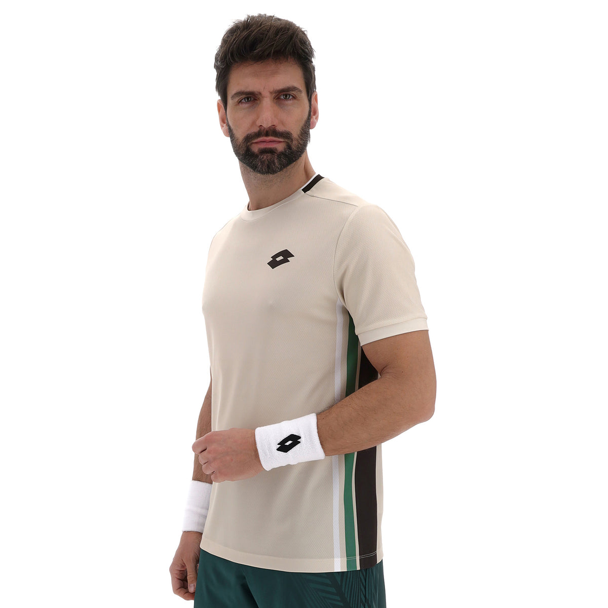 UOMO MAGLIETTA TENNIS TECH D1 BEIGE 223330 DHP 01