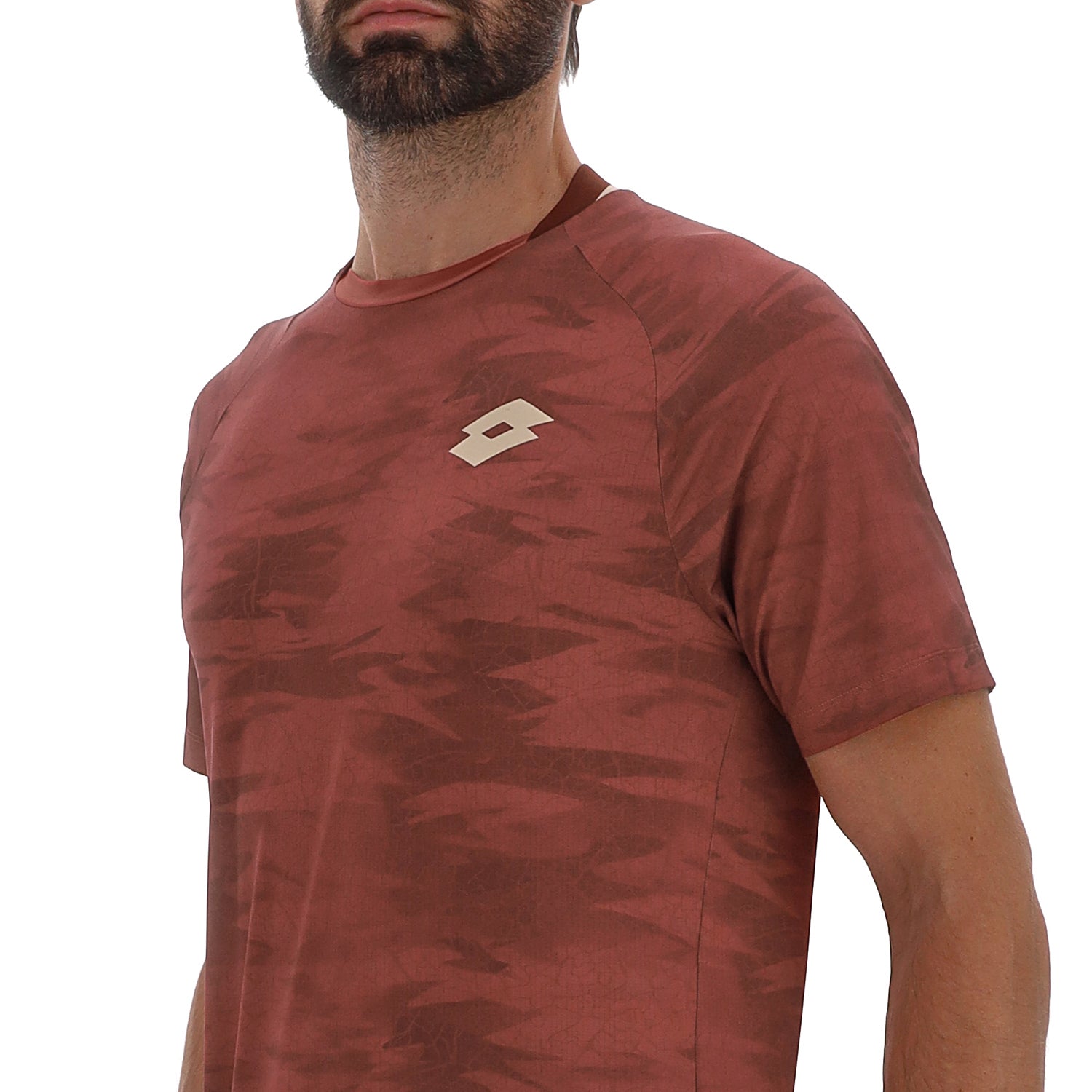 UOMO MAGLIETTA TENNIS TECH D2 ROSSO SCURO 223331 E1H 03