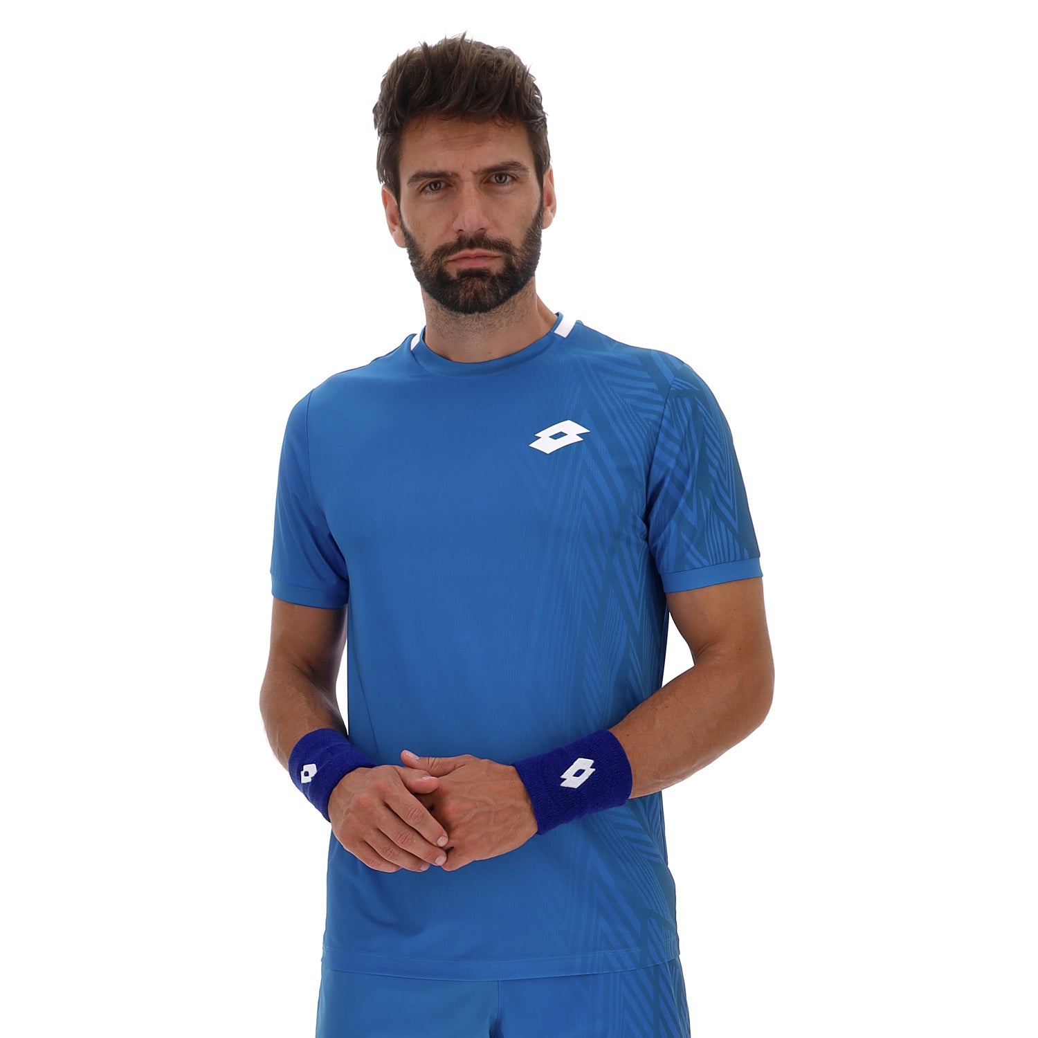 UOMO MAGLIETTA TENNIS TECH D3 BLU 223334 03A 01