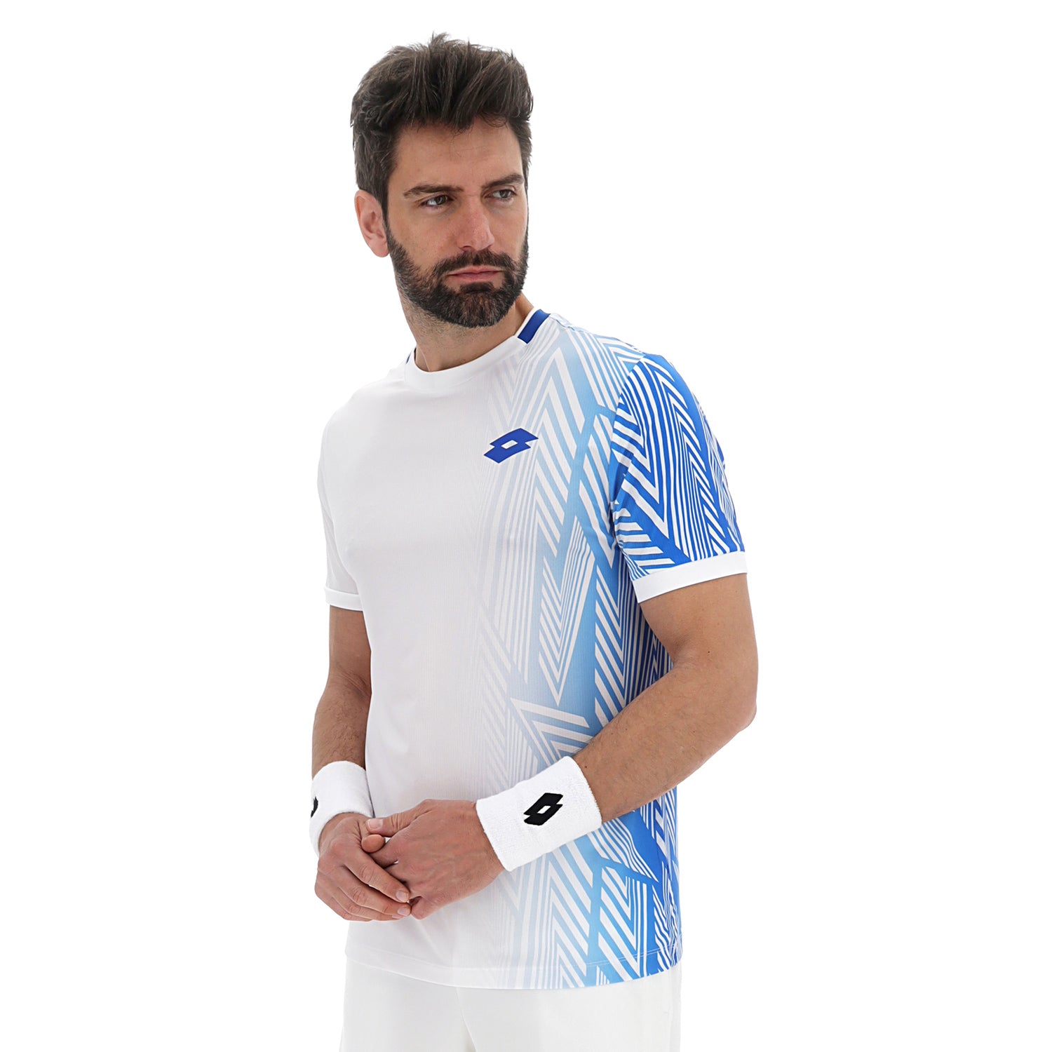UOMO MAGLIETTA TENNIS TECH D3 BIANCO 223334 0F1 01