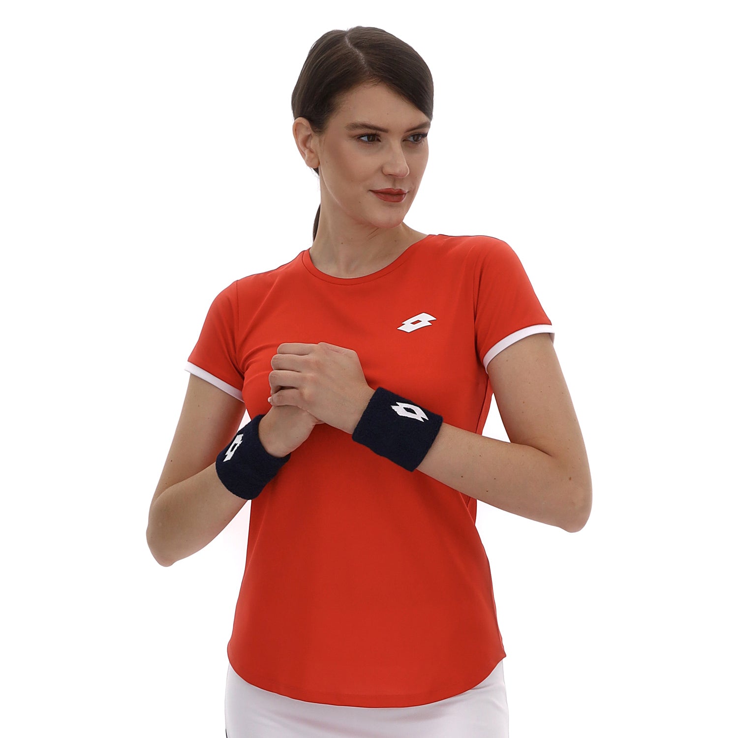DONNA MAGLIETTA TENNIS TEAMS ROSSO 223338 E1M 01