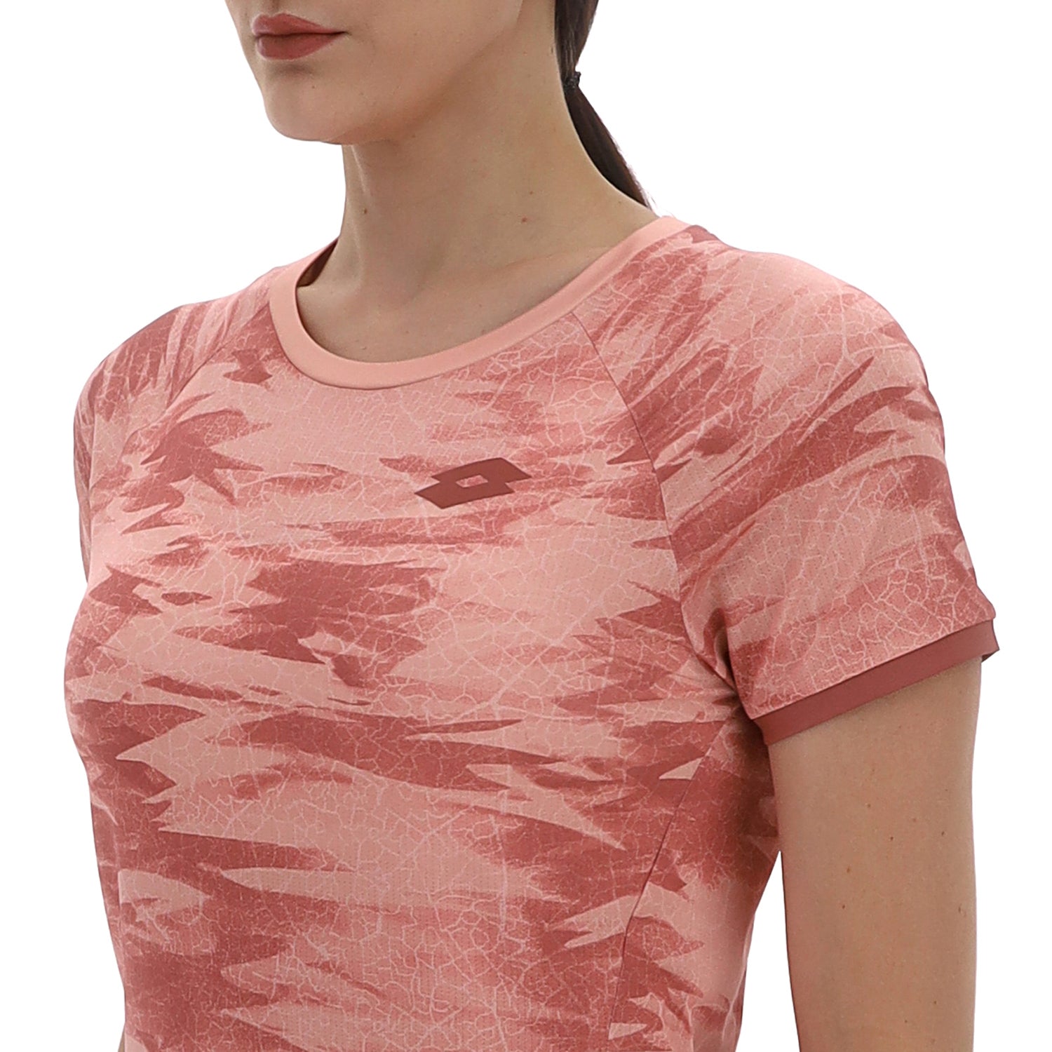 DONNA MAGLIETTA TENNIS TECH D2 ROSA 223345 E1G 03