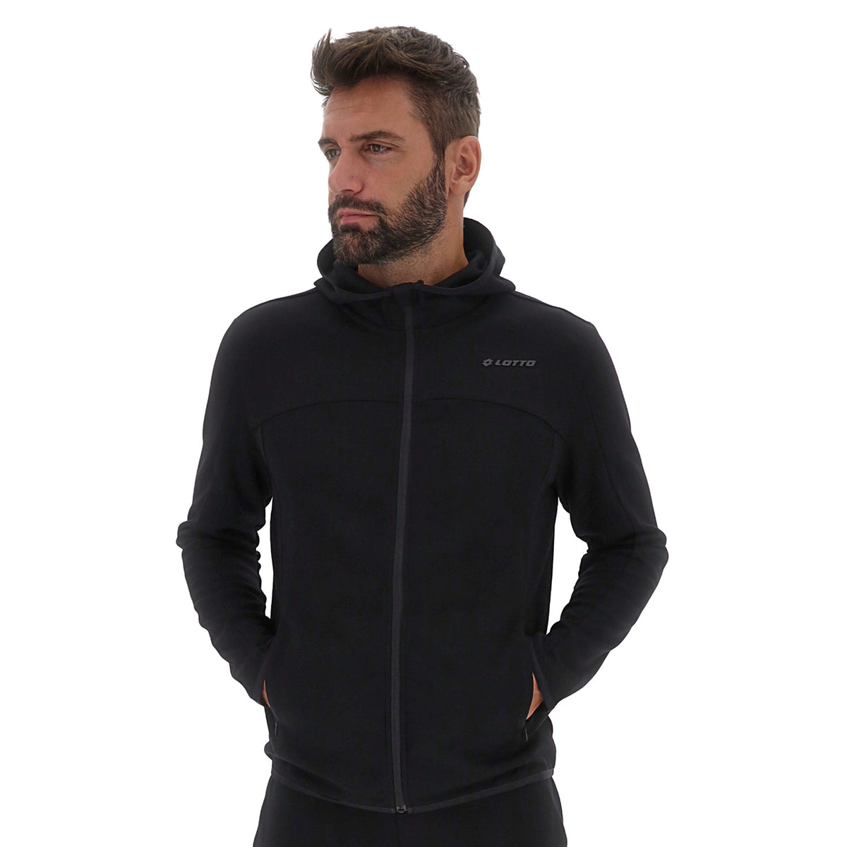 UOMO TUTA GINNASTICA TRAINER NERO 223518 1CL 02