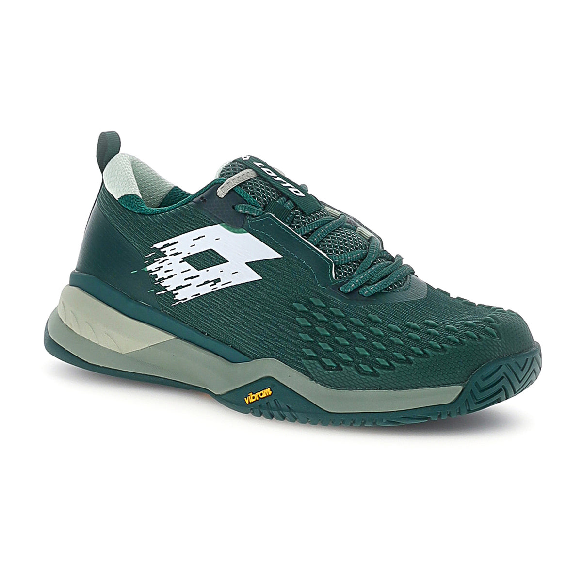 UOMO SCARPE TENNIS CAMPI VELOCI RAPTOR 100 VERDE SCURO 223552 EPV 02