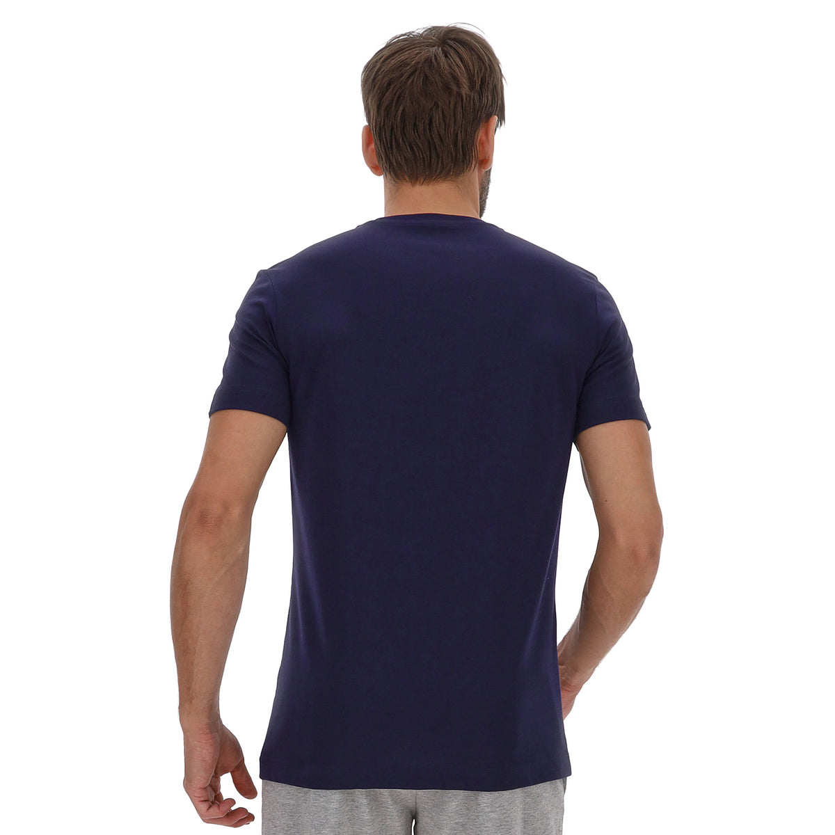 UOMO MAGLIETTA LOSANGA BLU SCURO 223639 1CI 02