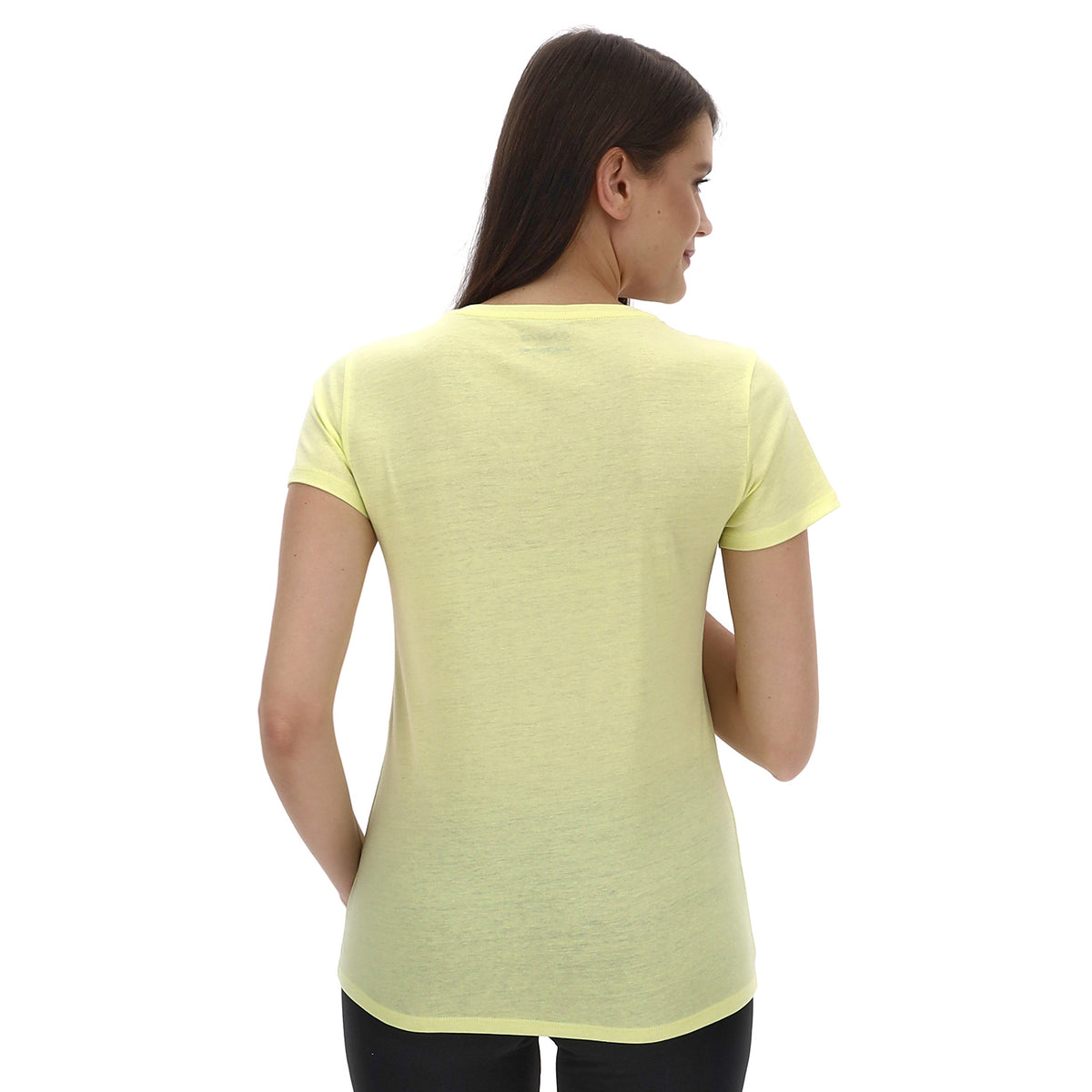 DONNA MAGLIETTA LOSANGA GIALLO CHIARO 223645 D5F 02