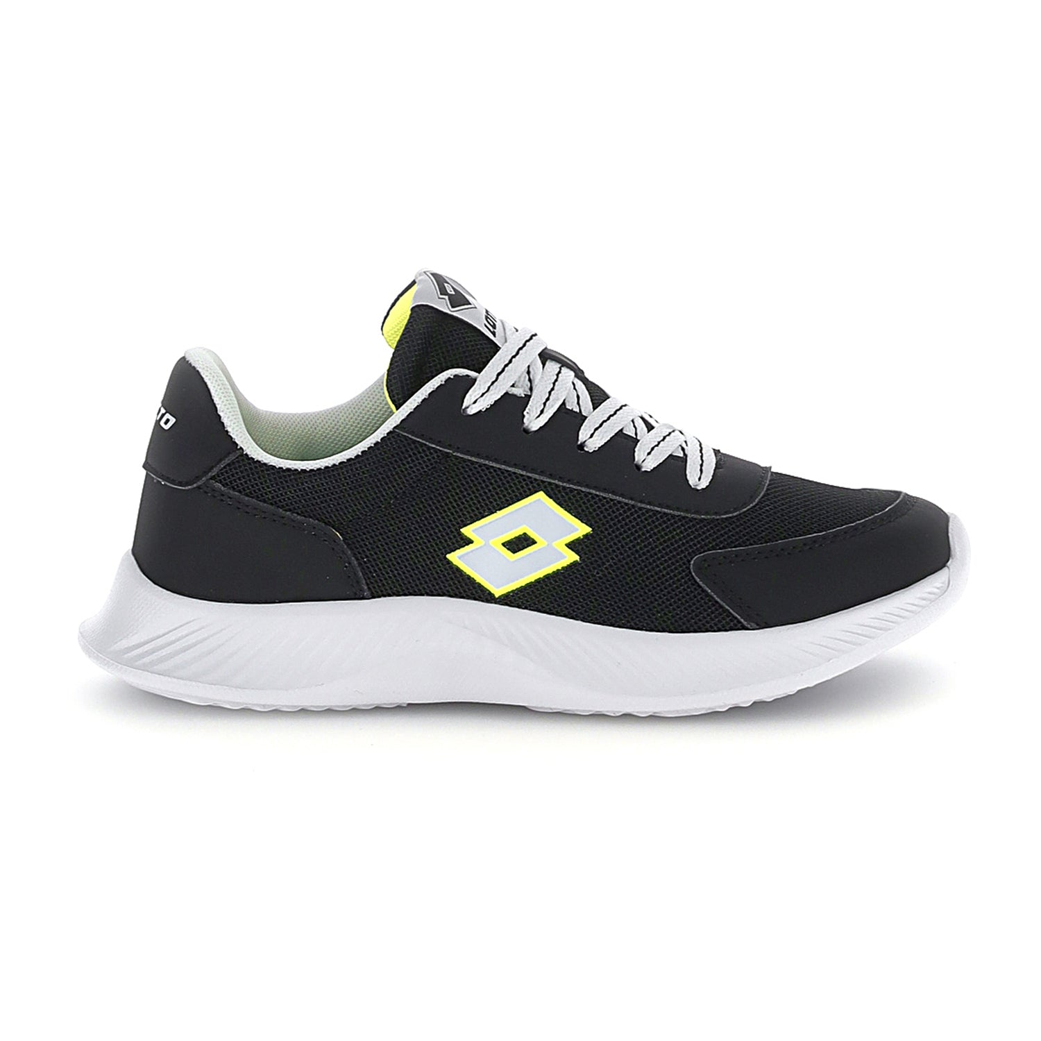 Run 90 Shoes Black Big Kid - Lotto Sport