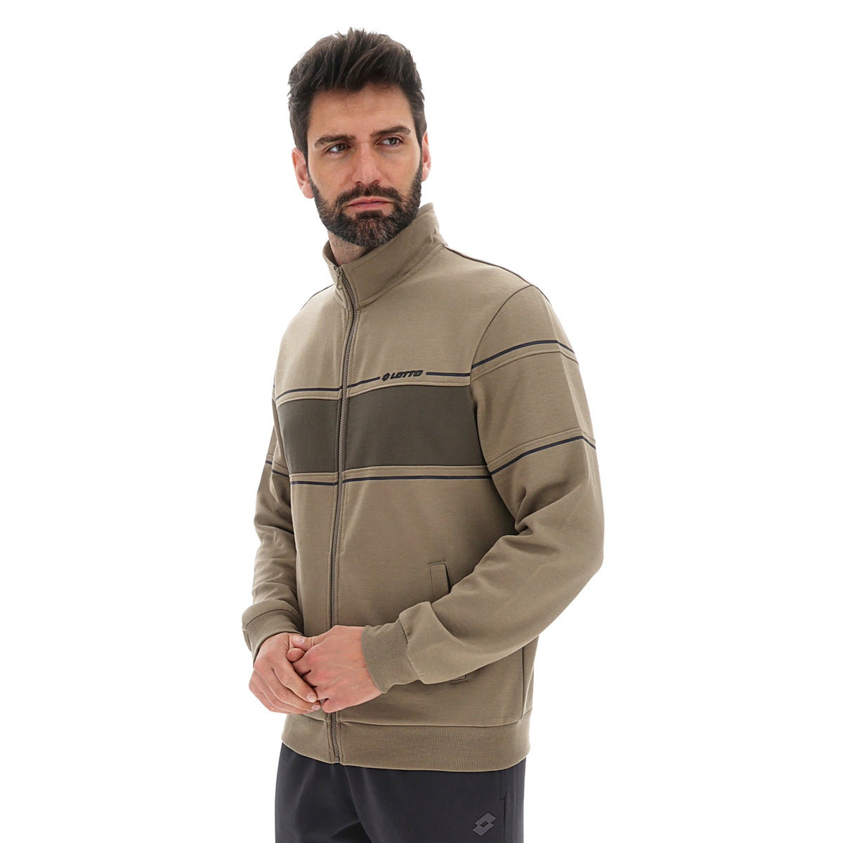 UOMO TUTA GINNASTICA GALAXY MARRONE SCURO 224327 F1Z 02