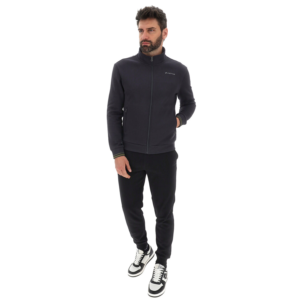 UOMO TUTA GINNASTICA SIGNATURE GRIGIO SCURO 224328 4C0 01