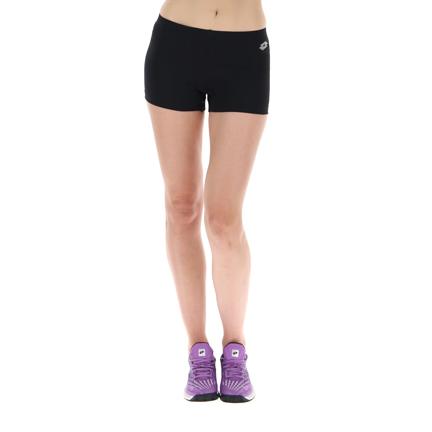DONNA SHORT TIGHT TENNIS TEAMS NERO 210398 1CL 01