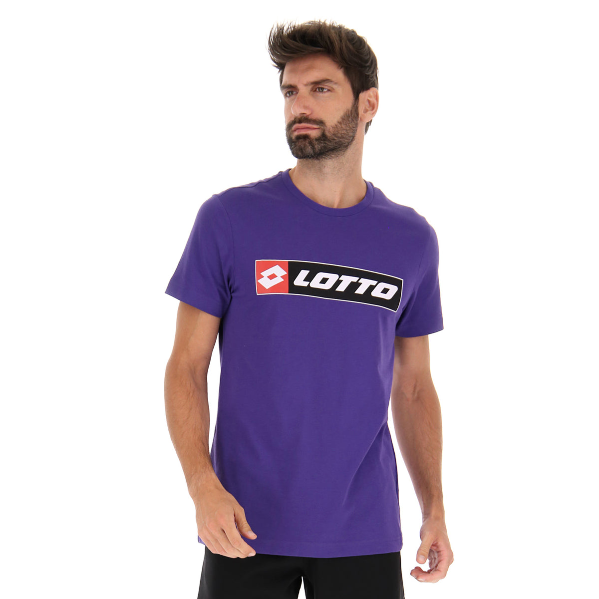 Leisure Logo T-Shirt Violet - Lotto Sport