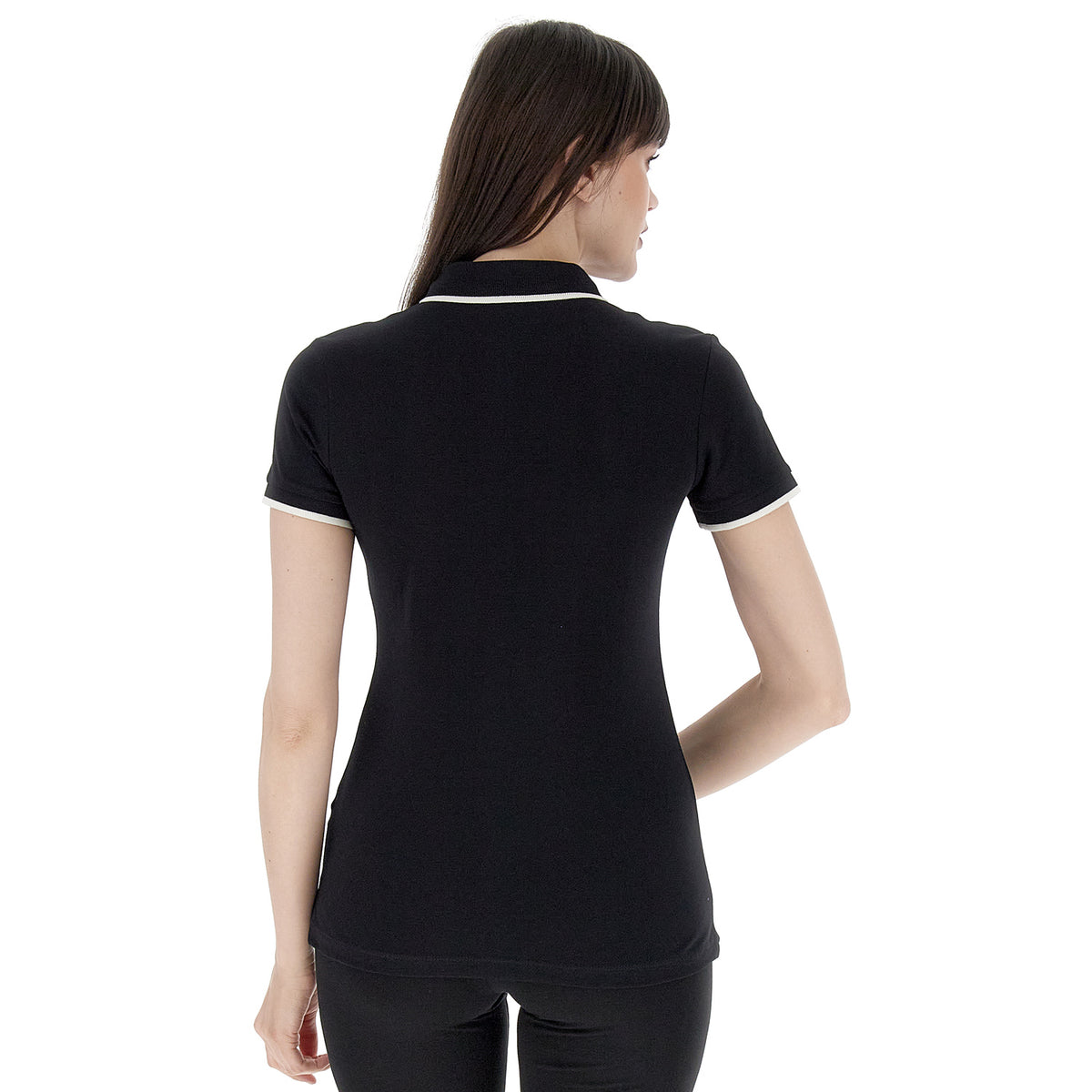 DONNA POLO CLASSICA NERO 213501 2WN 02