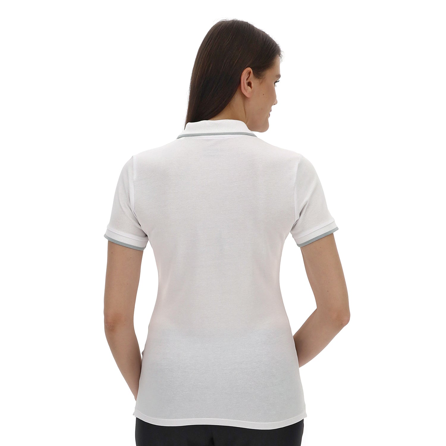 DONNA POLO CLASSICA BIANCO 213501 53Q 02