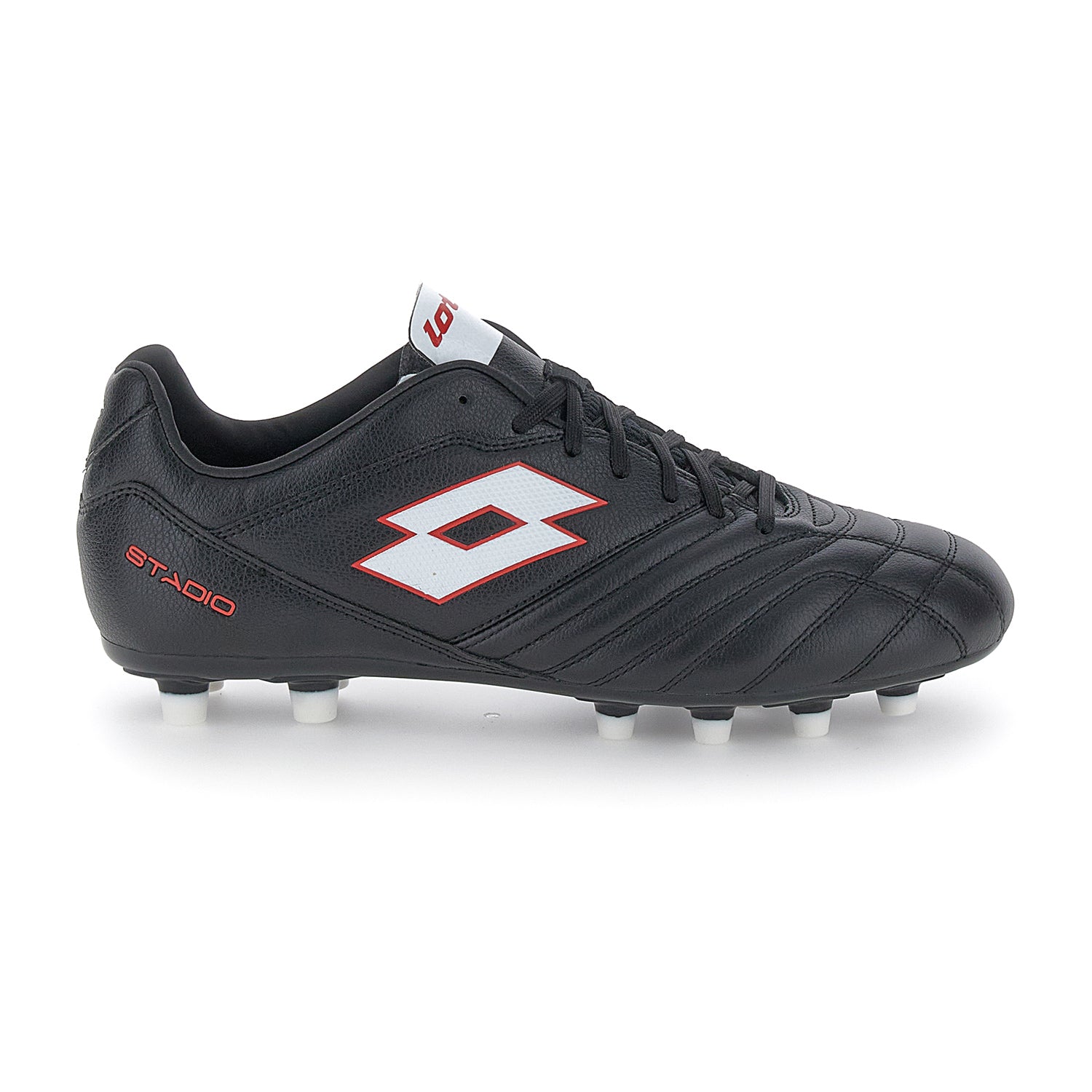 UNISEX SCARPE CALCIO FG STADIO 300 NERO 214602 5T4 01
