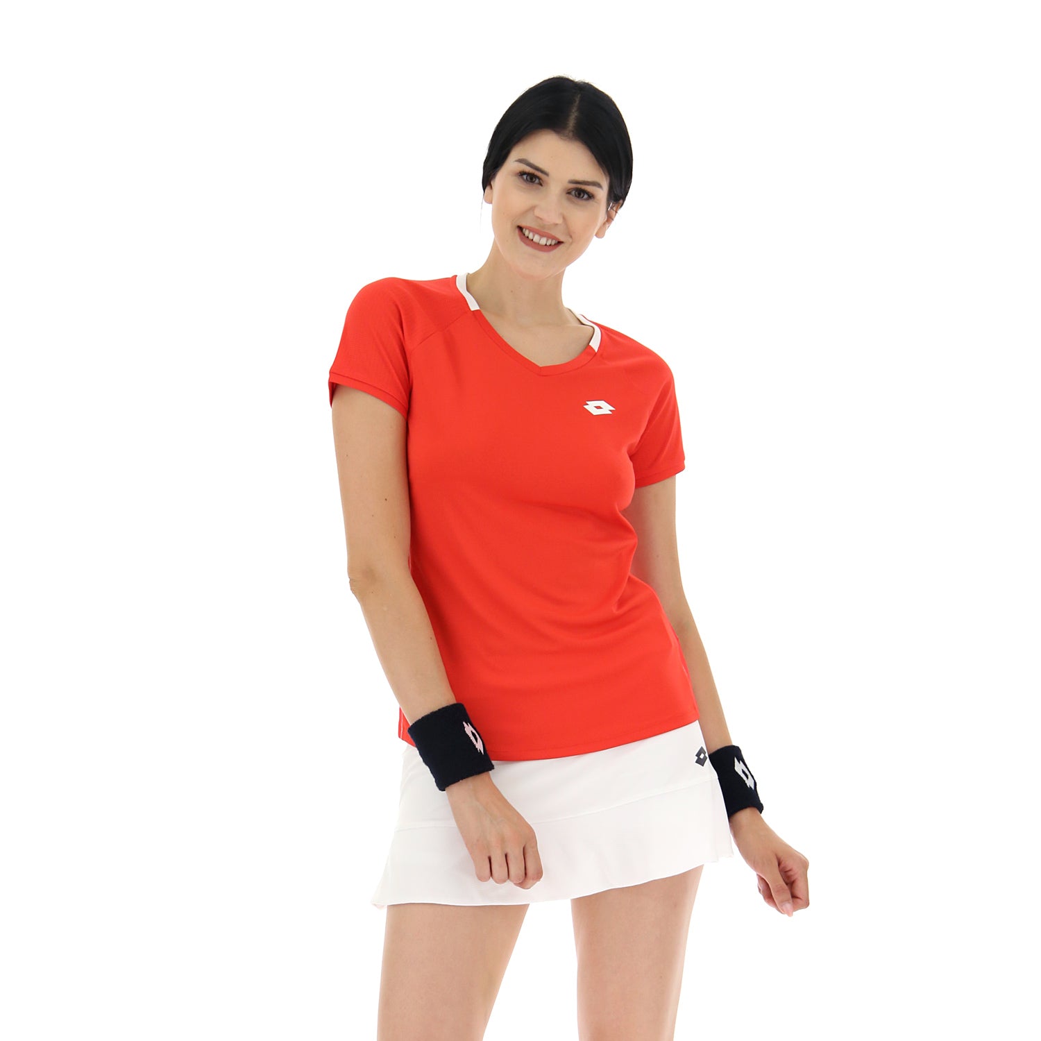DONNA MAGLIETTA TENNIS TEAMS ROSSO 215434 29P 01