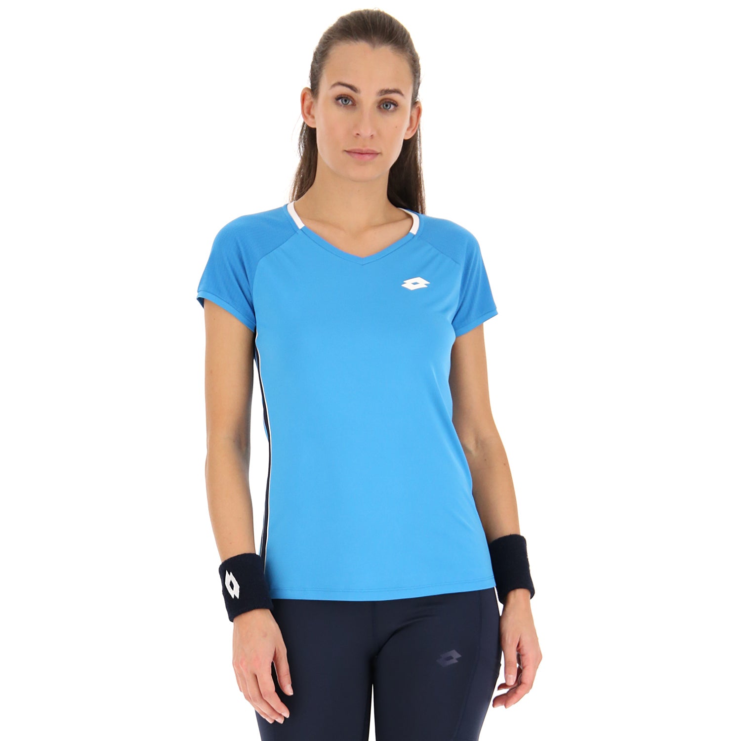 DONNA MAGLIETTA TENNIS TEAMS BLU 215434 7F3 01