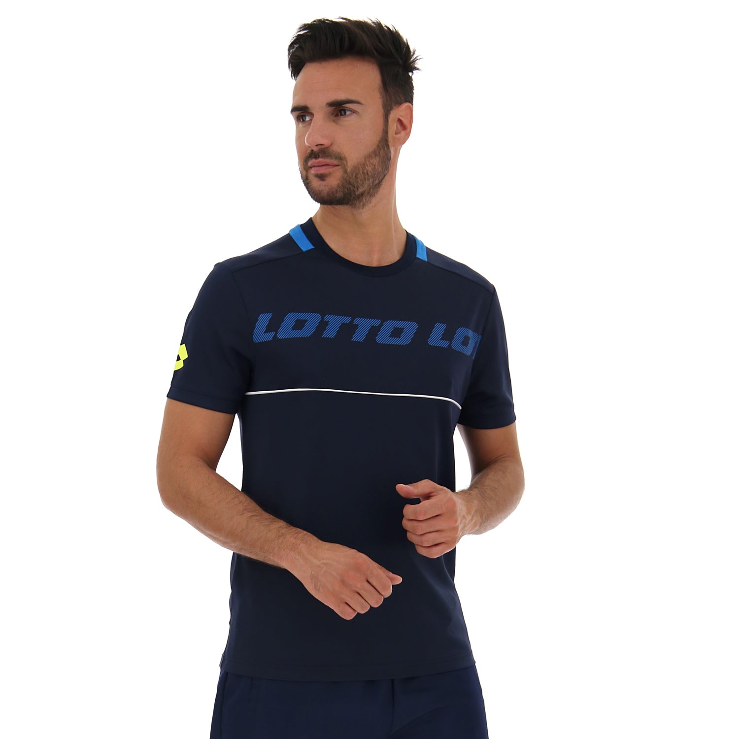 UOMO MAGLIETTA LOGO BLU SCURO 215586 1CI 01