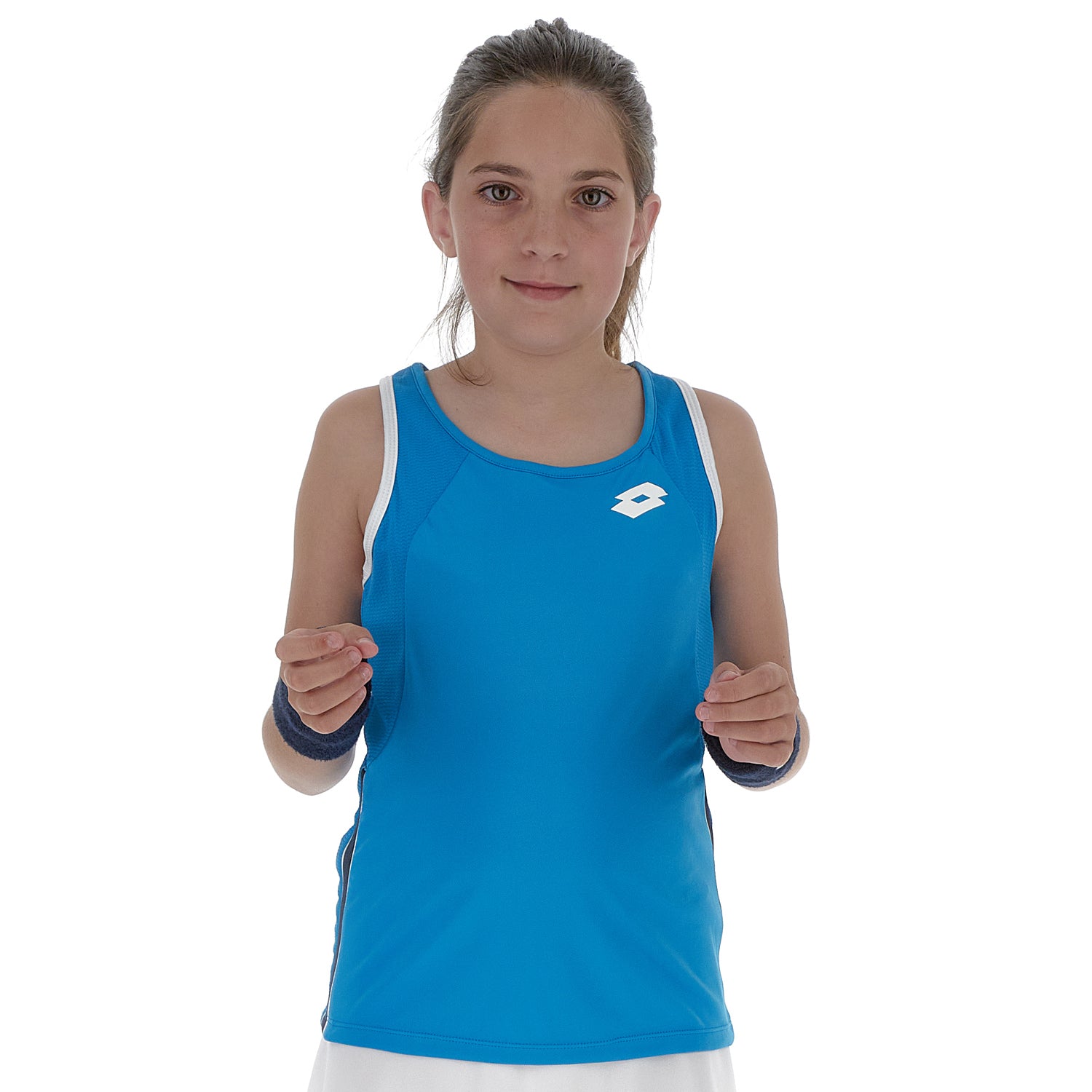 RAGAZZA CANOTTA TENNIS TEAMS BLU 215657 7F3 01