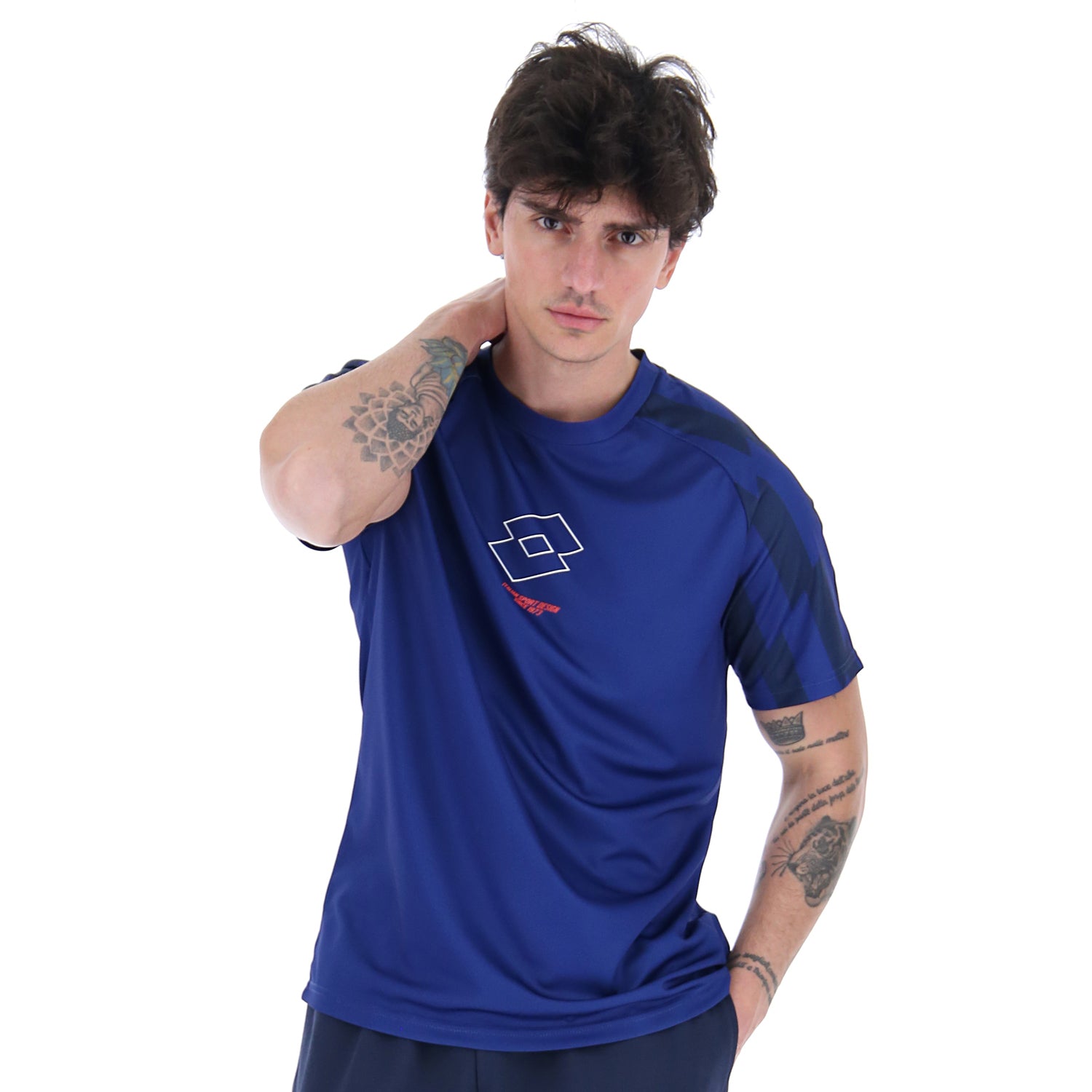 UOMO MAGLIETTA LOGO BLU SCURO 216700 0Y0 01