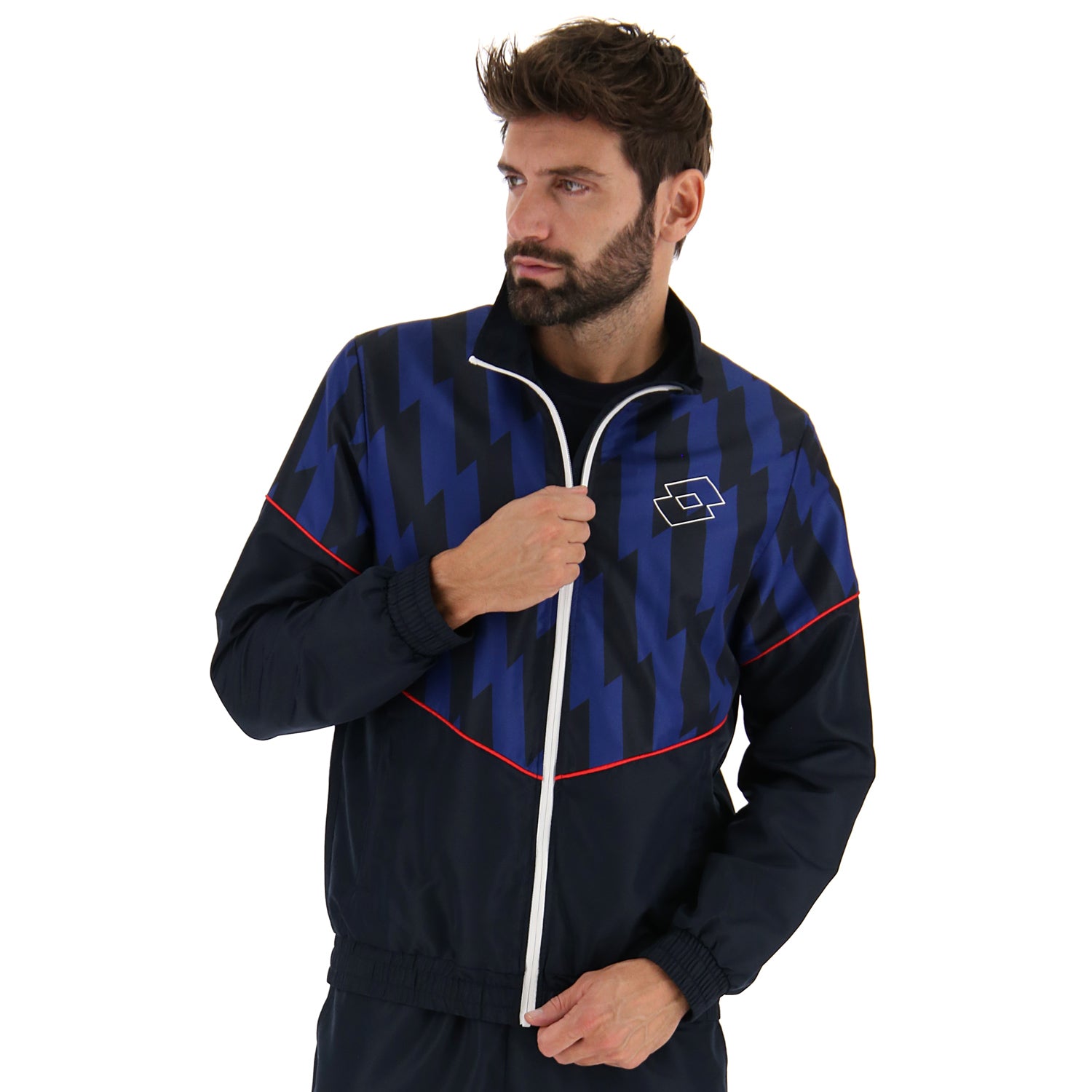 UOMO TUTA GINNASTICA LOGO BLU SCURO 216704 1CI 02