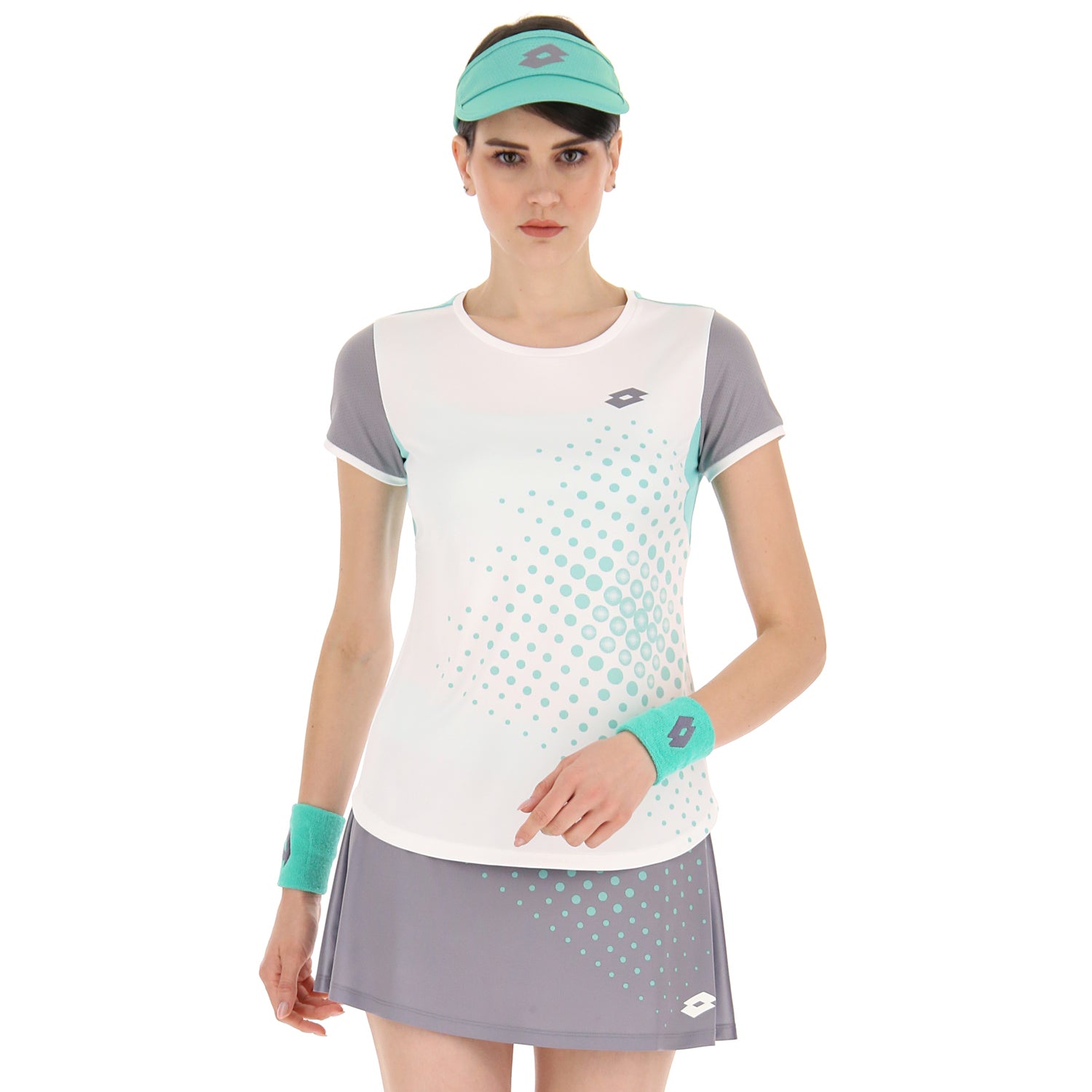 DONNA MAGLIETTA TENNIS TECH BIANCO 217348 9AL 01