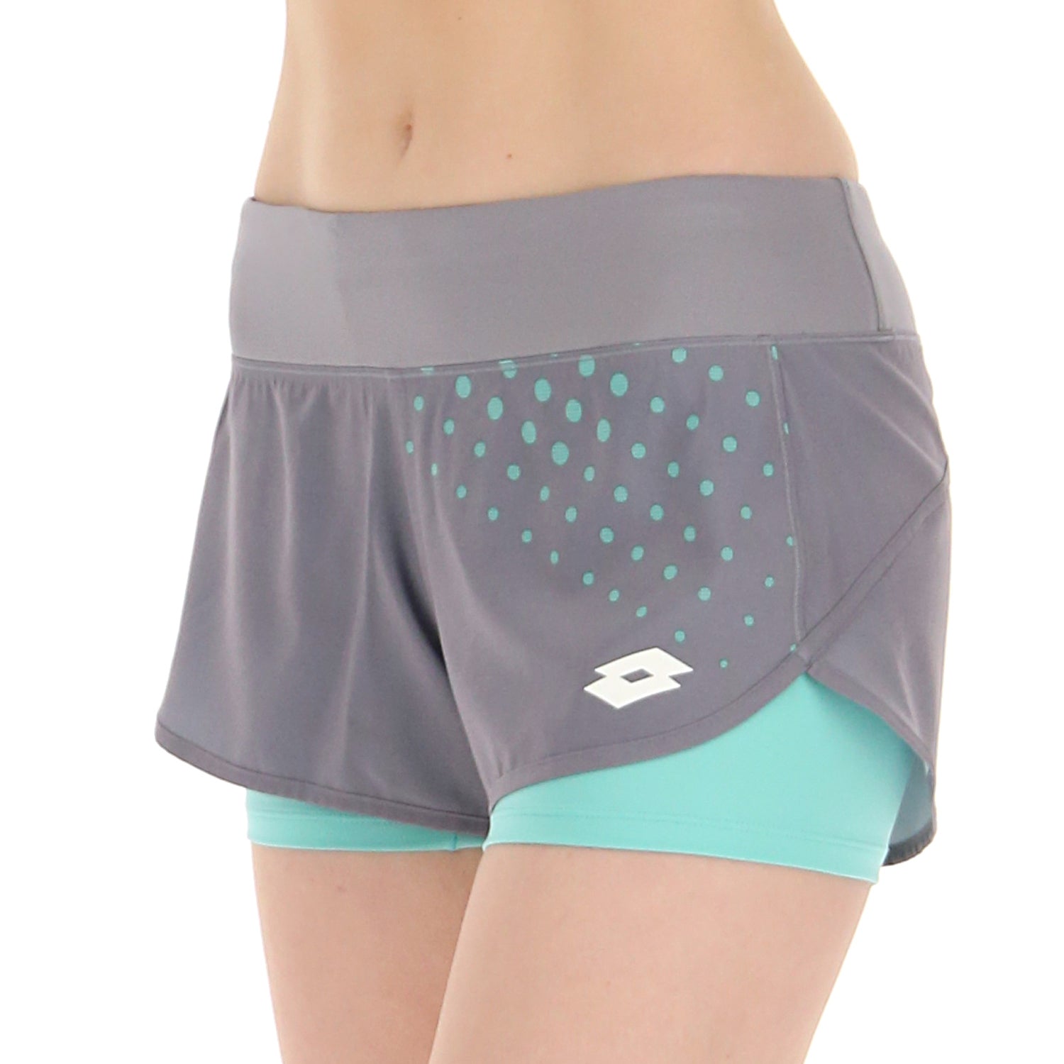 DONNA PANTALONI CORTI TENNIS TECH GRIGIO 217354 9AI 03