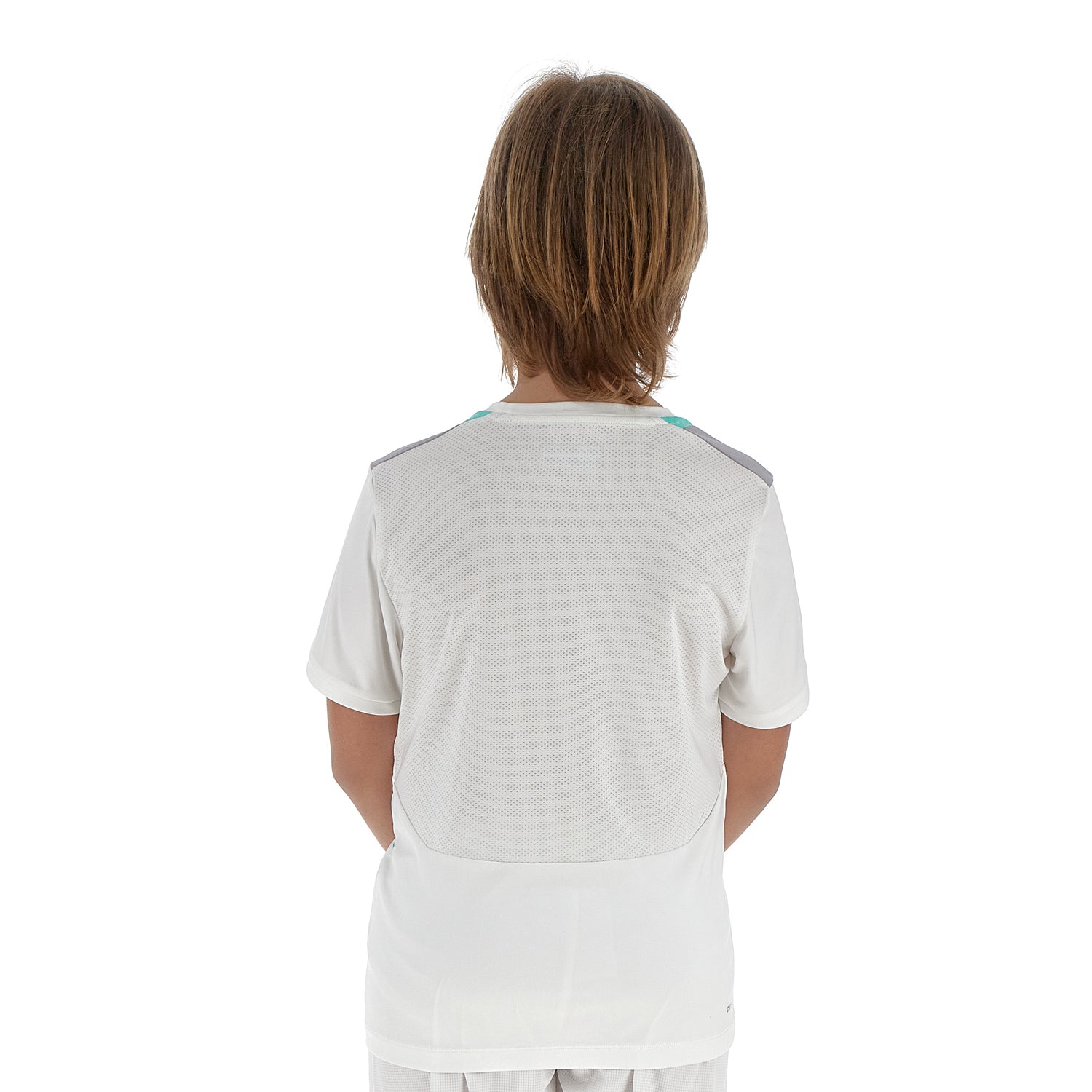 RAGAZZO MAGLIETTA TENNIS TECH BIANCO 217360 9AL 02