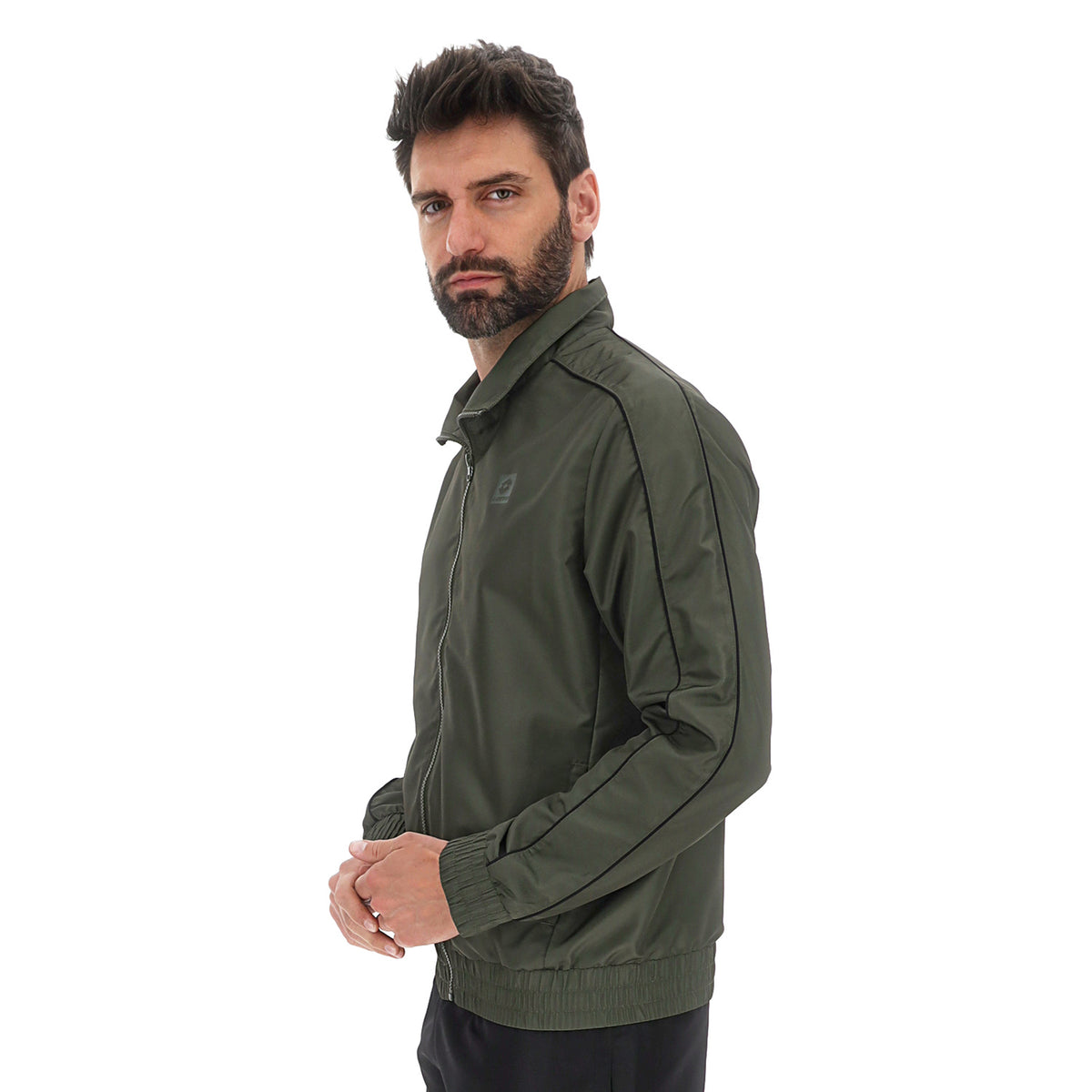 UOMO TUTA GINNASTICA SQUARE VERDE SCURO 217721 27F 02