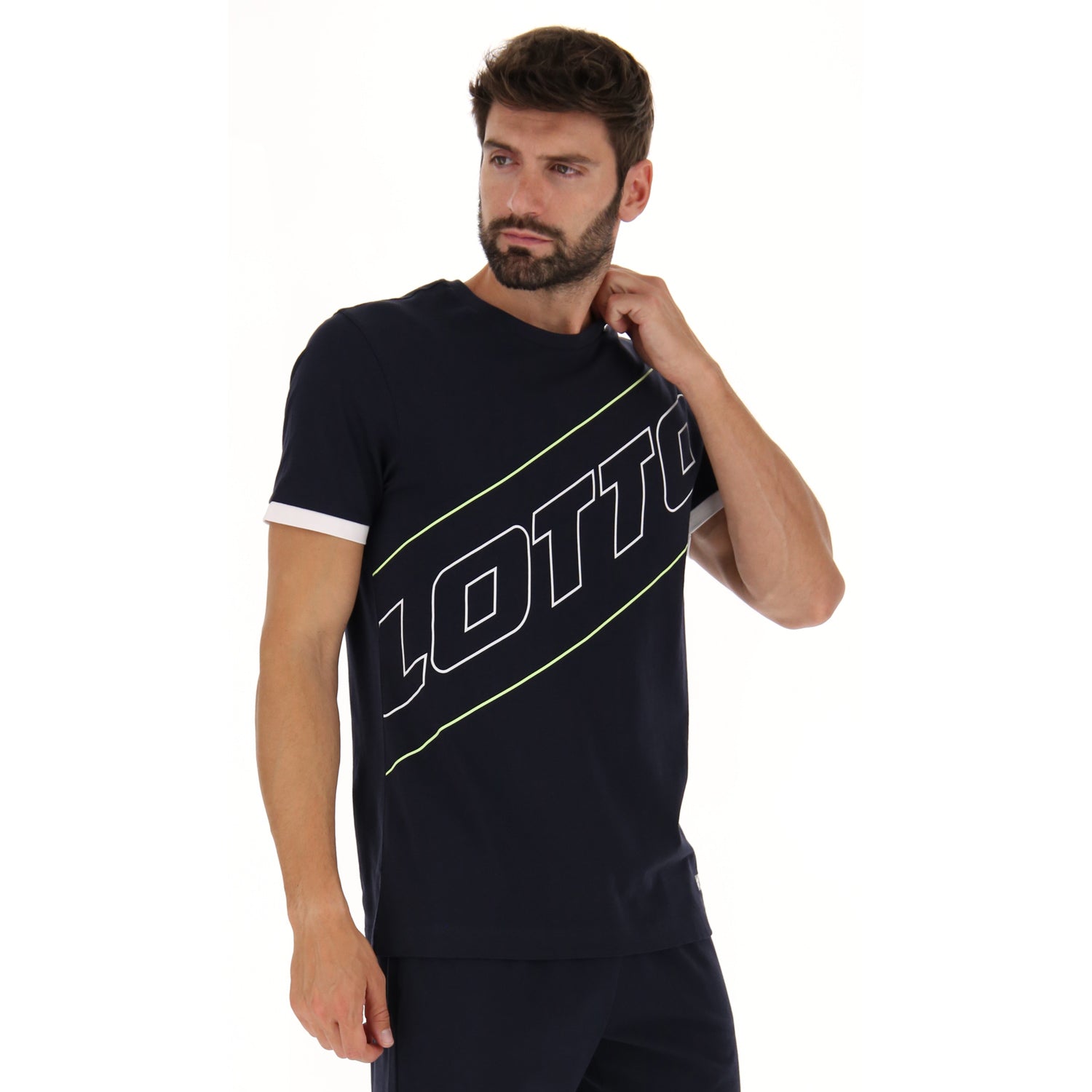 UOMO MAGLIETTA LOGO BLU SCURO 217776 1CI 01