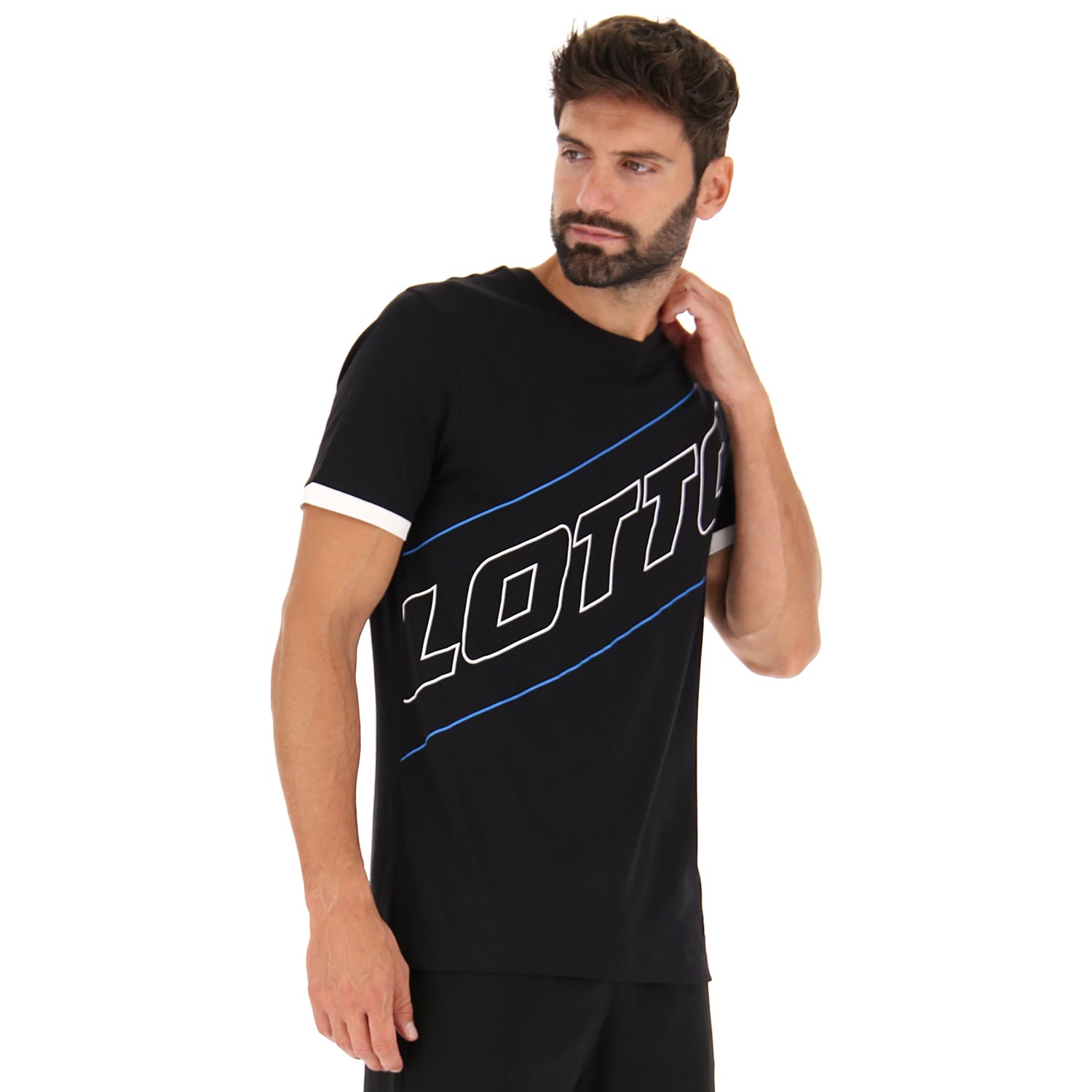 UOMO MAGLIETTA LOGO NERO 217776 1CL 01