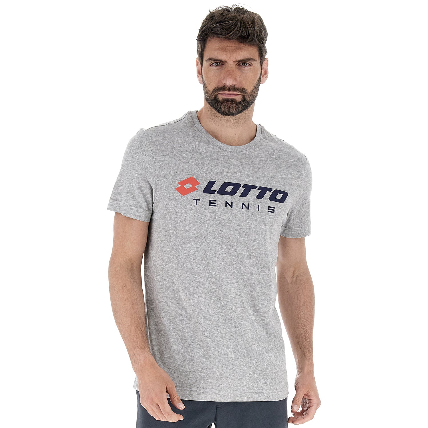 UOMO MAGLIETTA TENNIS TEAMS GRIGIO CHIARO 217850 1CW 01