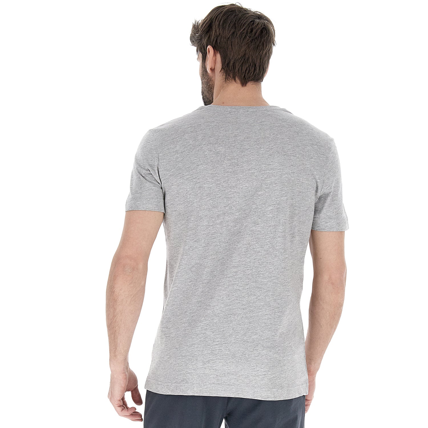 UOMO MAGLIETTA TENNIS TEAMS GRIGIO CHIARO 217850 1CW 02