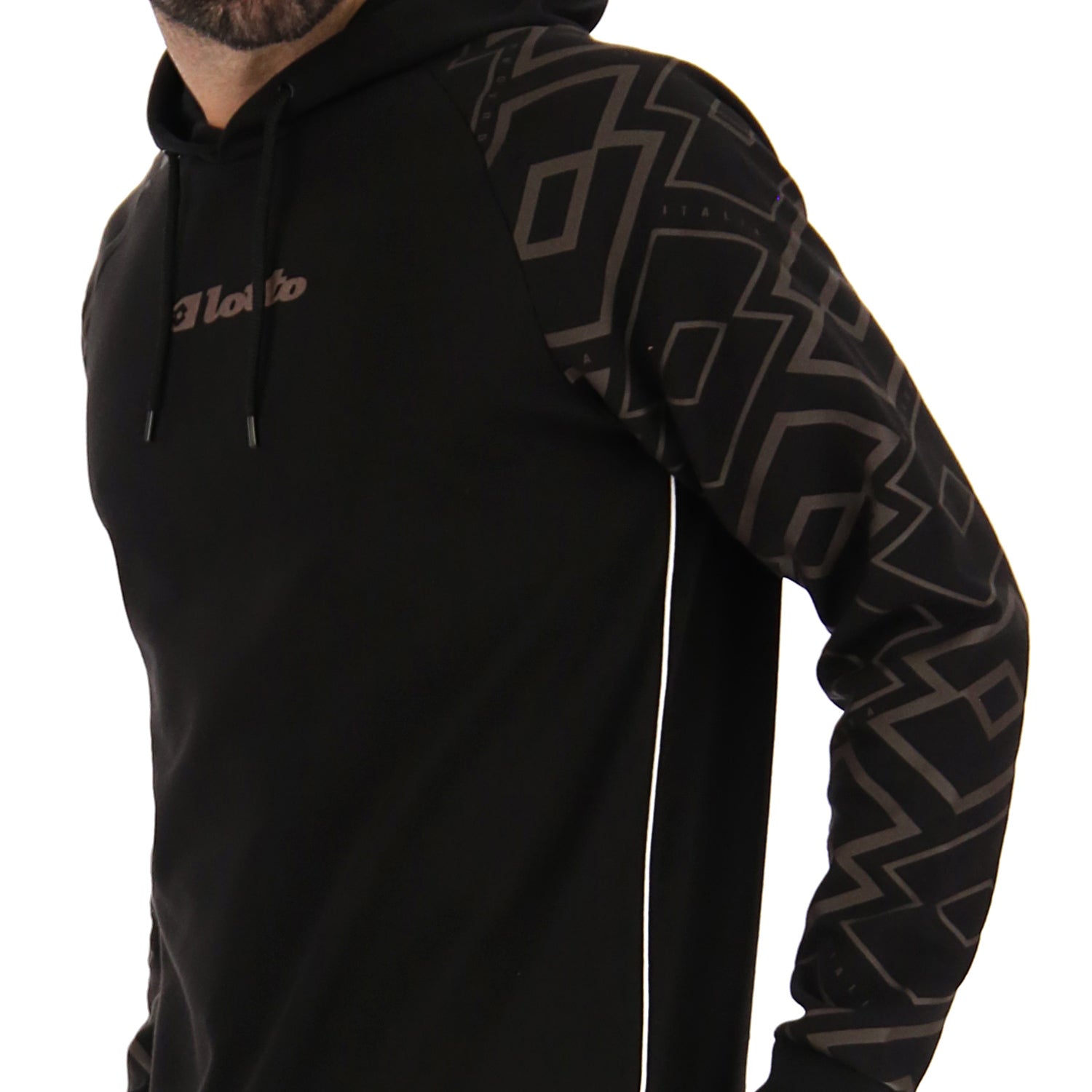 UOMO FELPA ATHLETICA CLASSIC NERO 218064 1CL 03