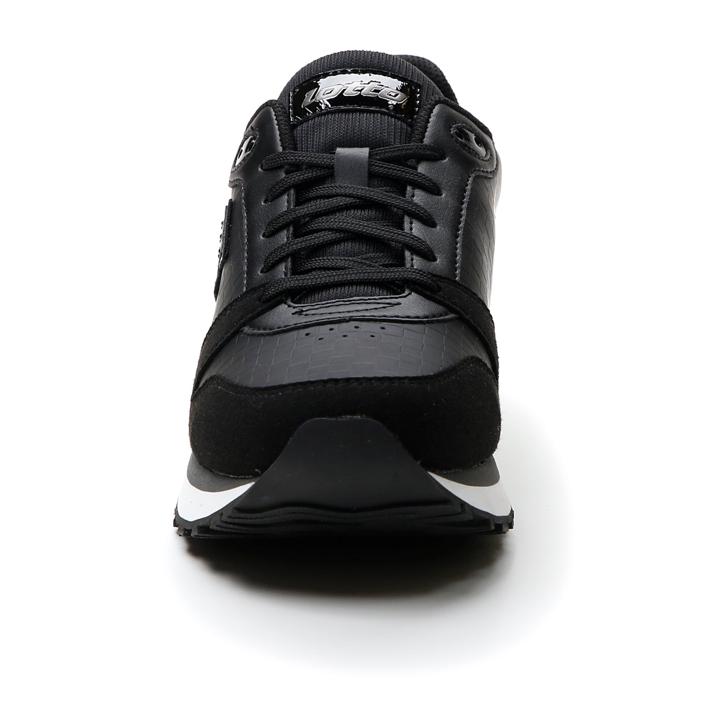 DONNA SCARPE TRAINER WEDGE NERO 218118 1CL 04