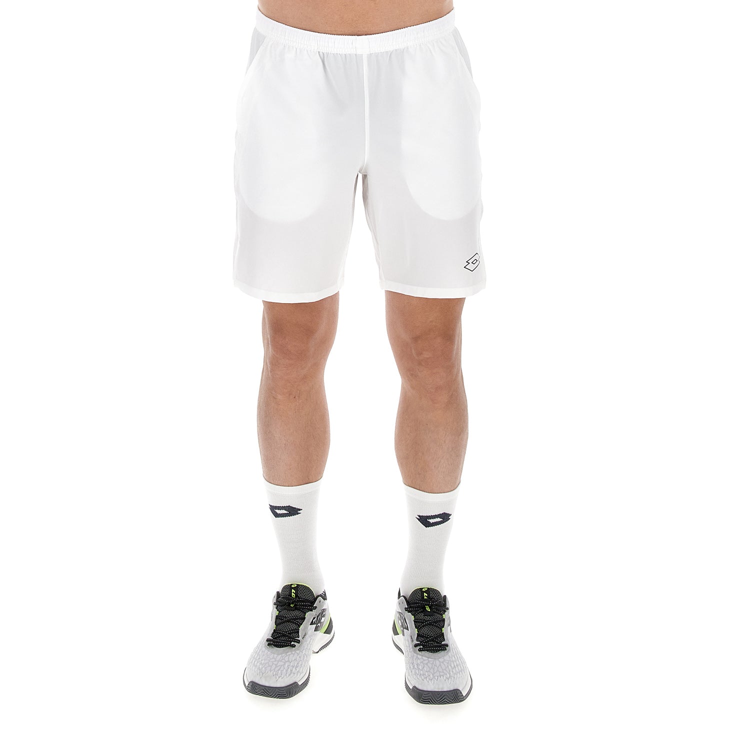 UOMO PANTALONI CORTI TENNIS TECH BIANCO 218772 1CY 01