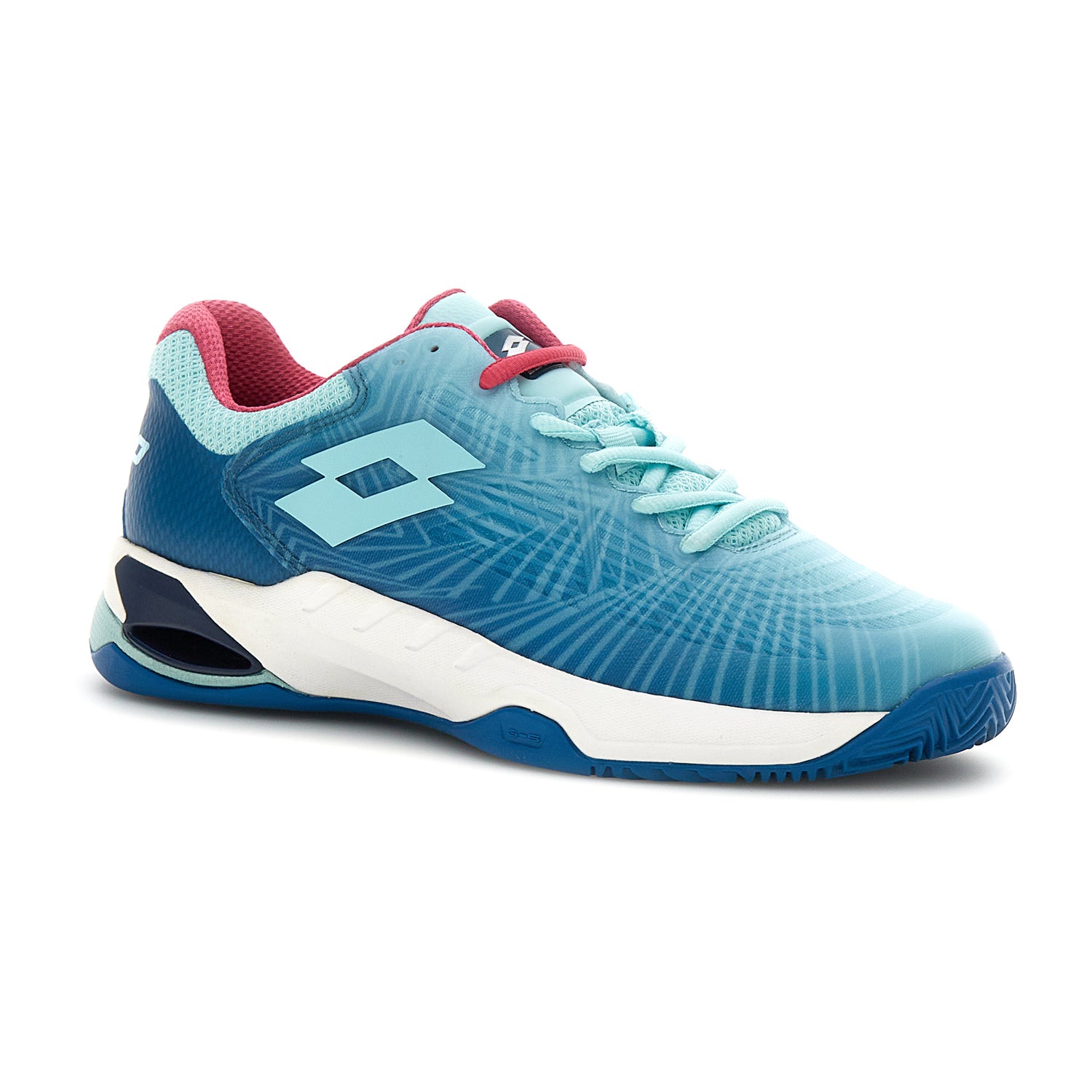 DONNA SCARPE TENNIS TERRA BATTUTA MIRAGE 100 AZZURRO 218994 ATJ 02