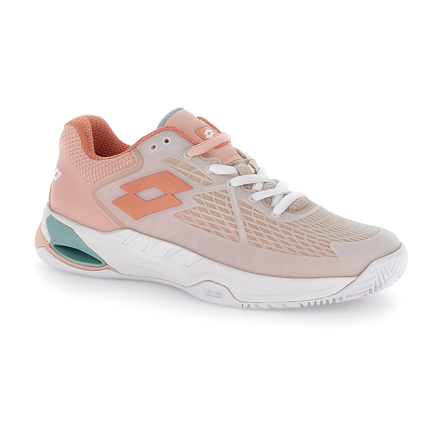 DONNA SCARPE TENNIS TERRA BATTUTA MIRAGE 100 BIANCO 218994 BO9 02