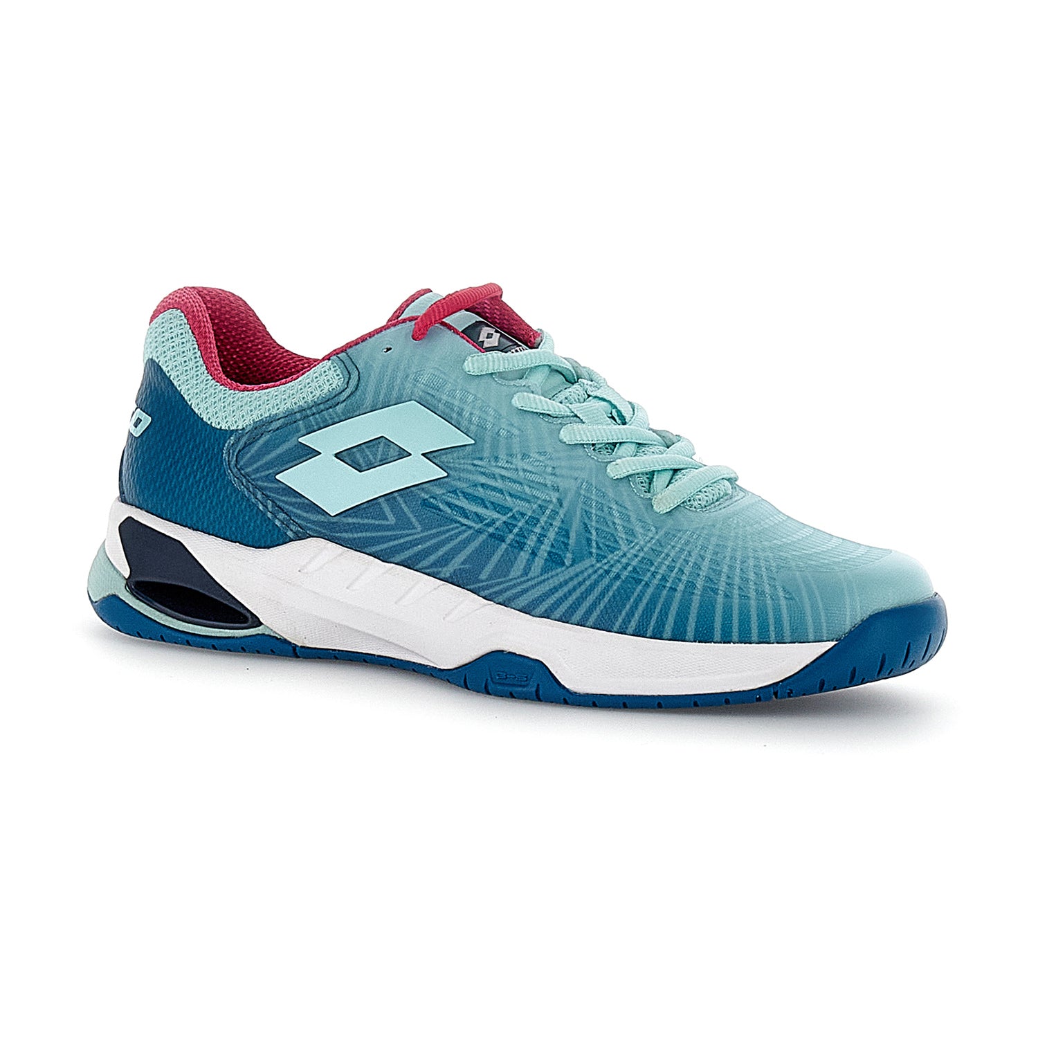 DONNA SCARPE TENNIS CAMPI VELOCI MIRAGE 100 AZZURRO 218995 ATJ 02