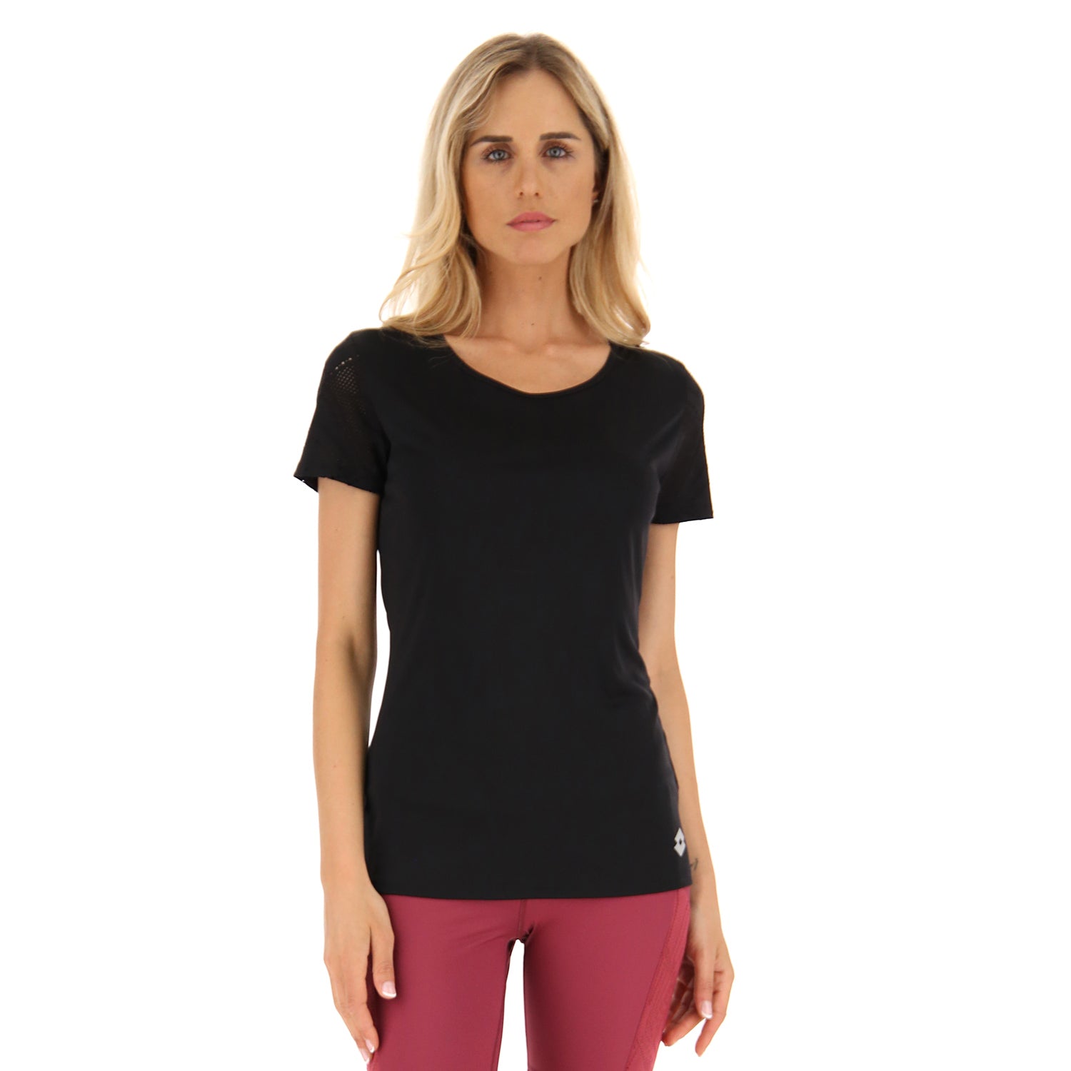 DONNA MAGLIETTA WORKOUT NERO 219060 1CL 01