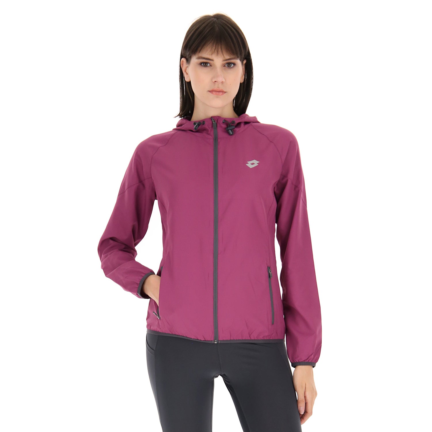 DONNA GIACCA A VENTO RUNNING VIOLA 219112 0VQ 01